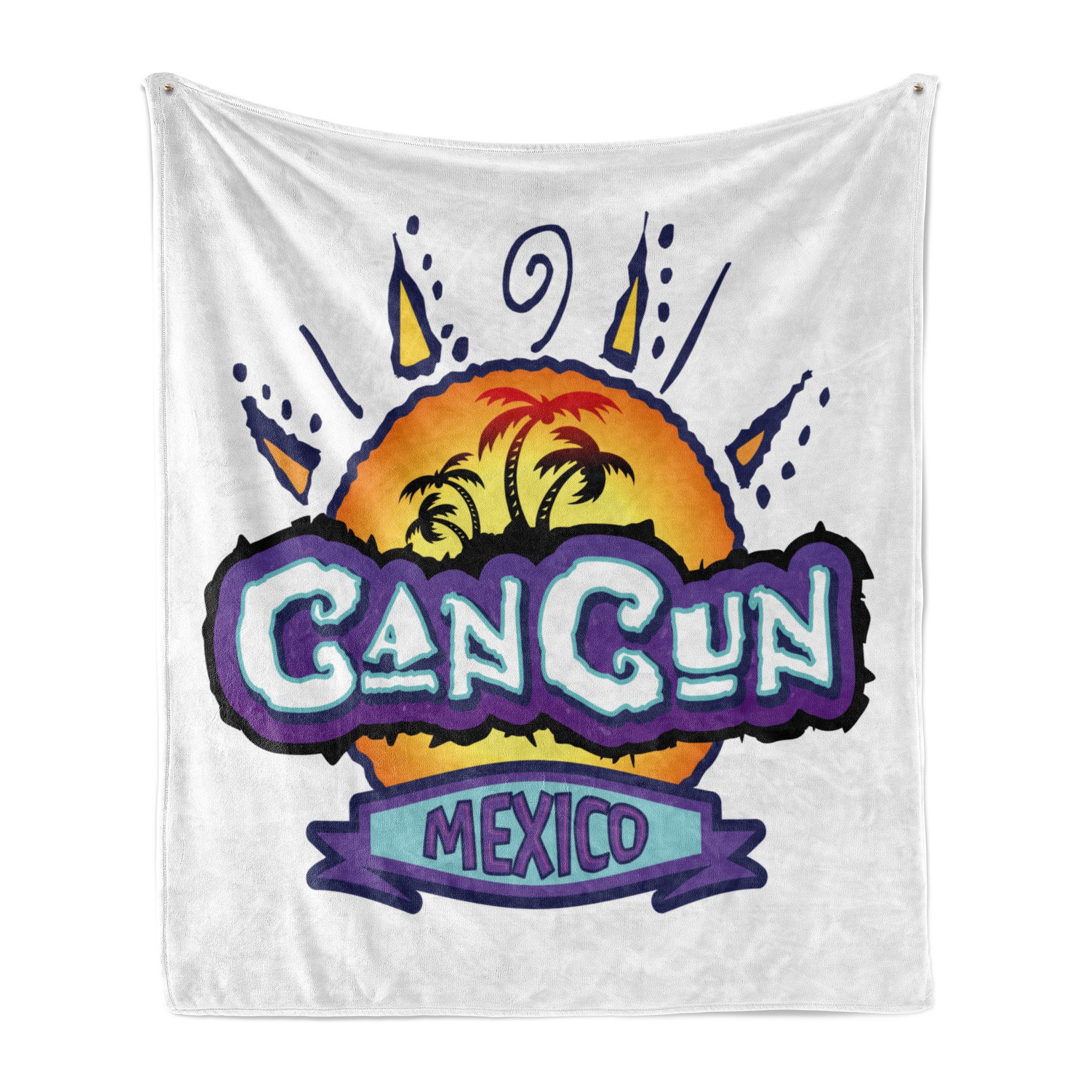 Cancun den Mexiko und für Kalli Gemütlicher Entwurf Außenbereich, Abakuhaus, Plüsch Wohndecke Innen-