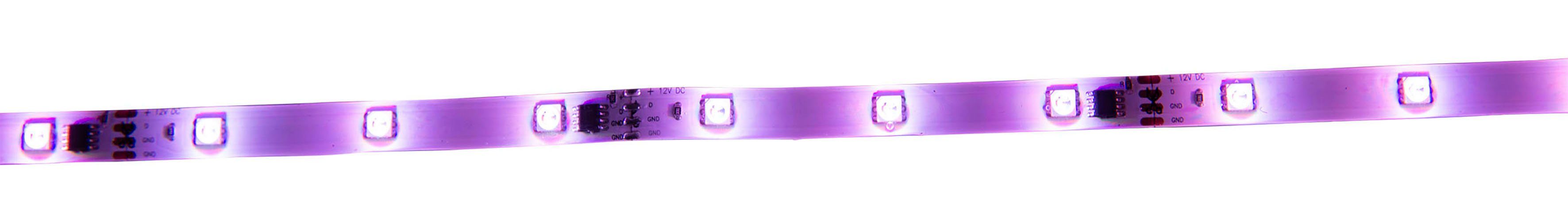 Infrarot-Fernbedienung, 1-flammig, LED 5m, 19W LED-Streifen Stripe, Stripe RGB, IP20, Dimmbar, näve