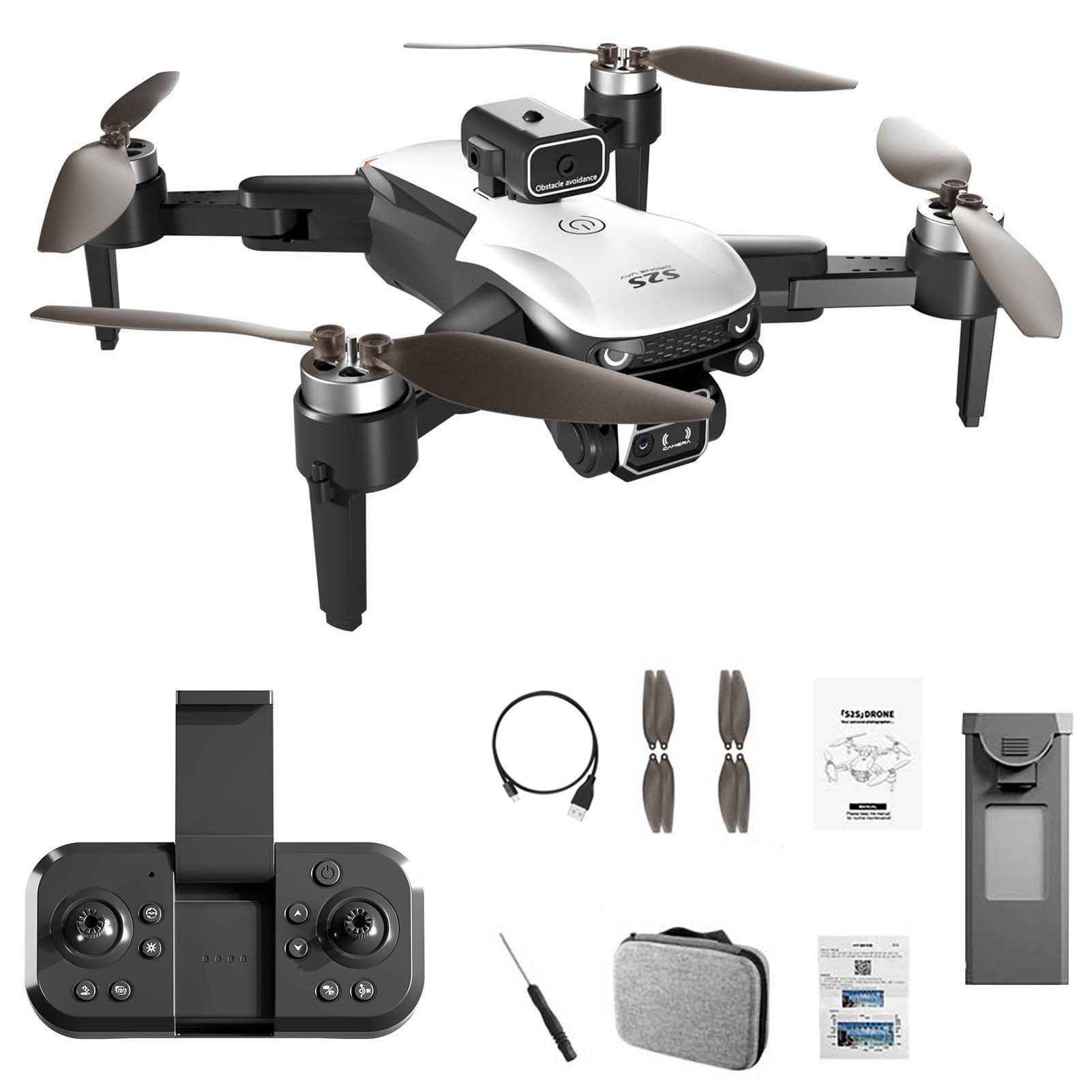 Rutaqian Drohne , Bürstenlosen Drohne Minuten Motor Kamera Faltbare RC HD 20 mit 4/6K (4k/6k, Quadrocopter Flug)