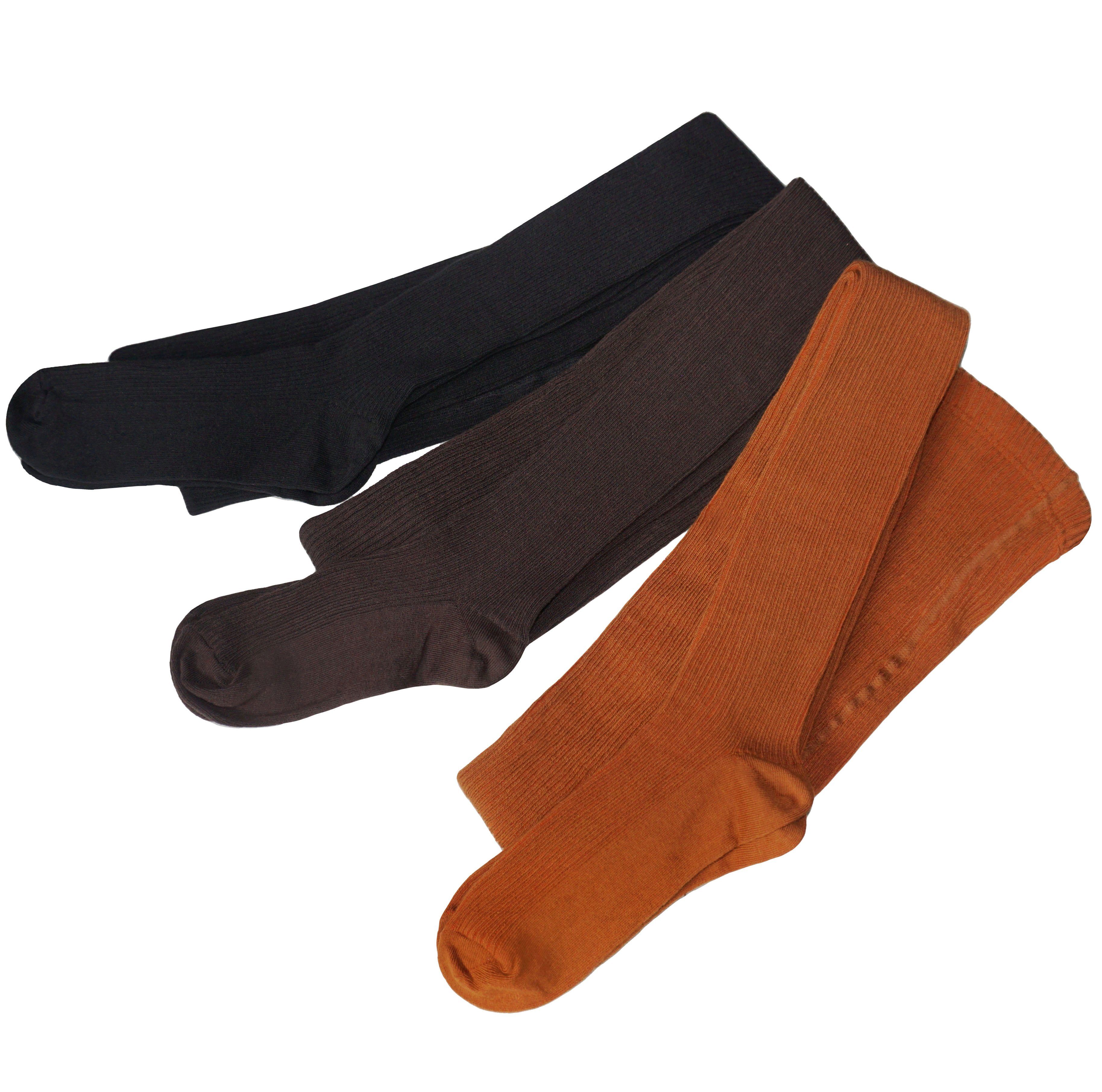 WERI SPEZIALS Strumpfhersteller GmbH Strickstrumpfhose Baumwolle Strickstrumpfhose mit 2:2 Ripp-Strick – Damen, blickdicht Atmungsaktiv