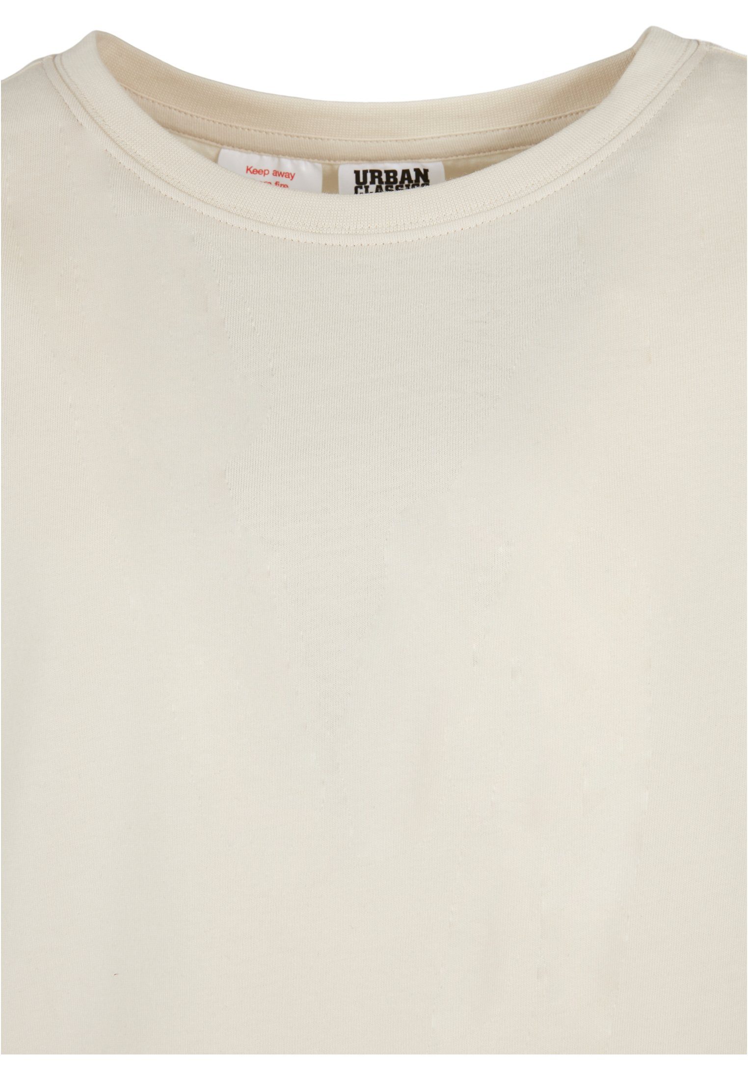 URBAN CLASSICS T-Shirt Kinder whitesand Extended Shoulder Girls (1-tlg) Tee Organic
