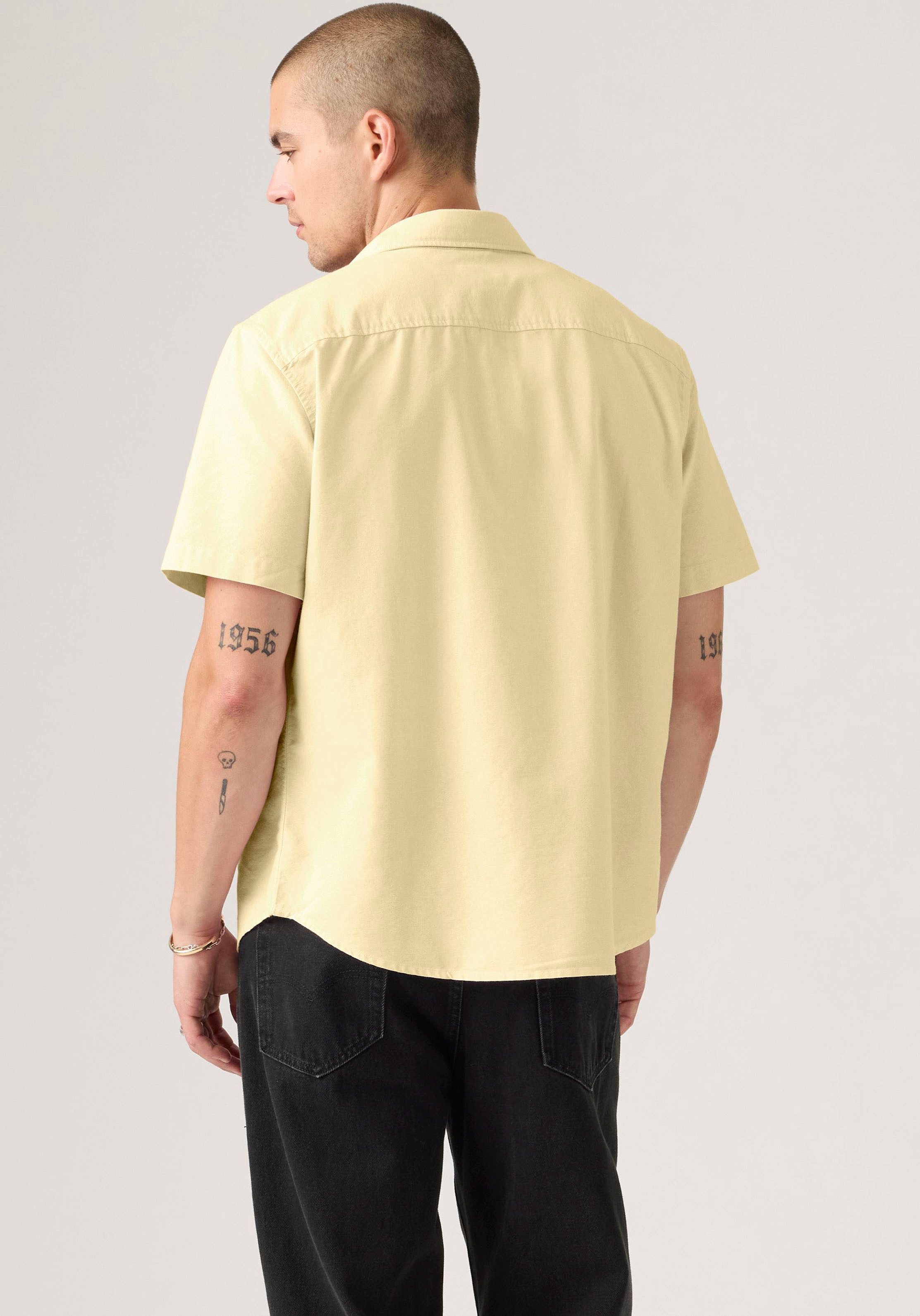 Levi's® Kurzarmhemd SS AUTHENTIC BUTTON DOWN mit kleiner Logostickerei auf der Brust