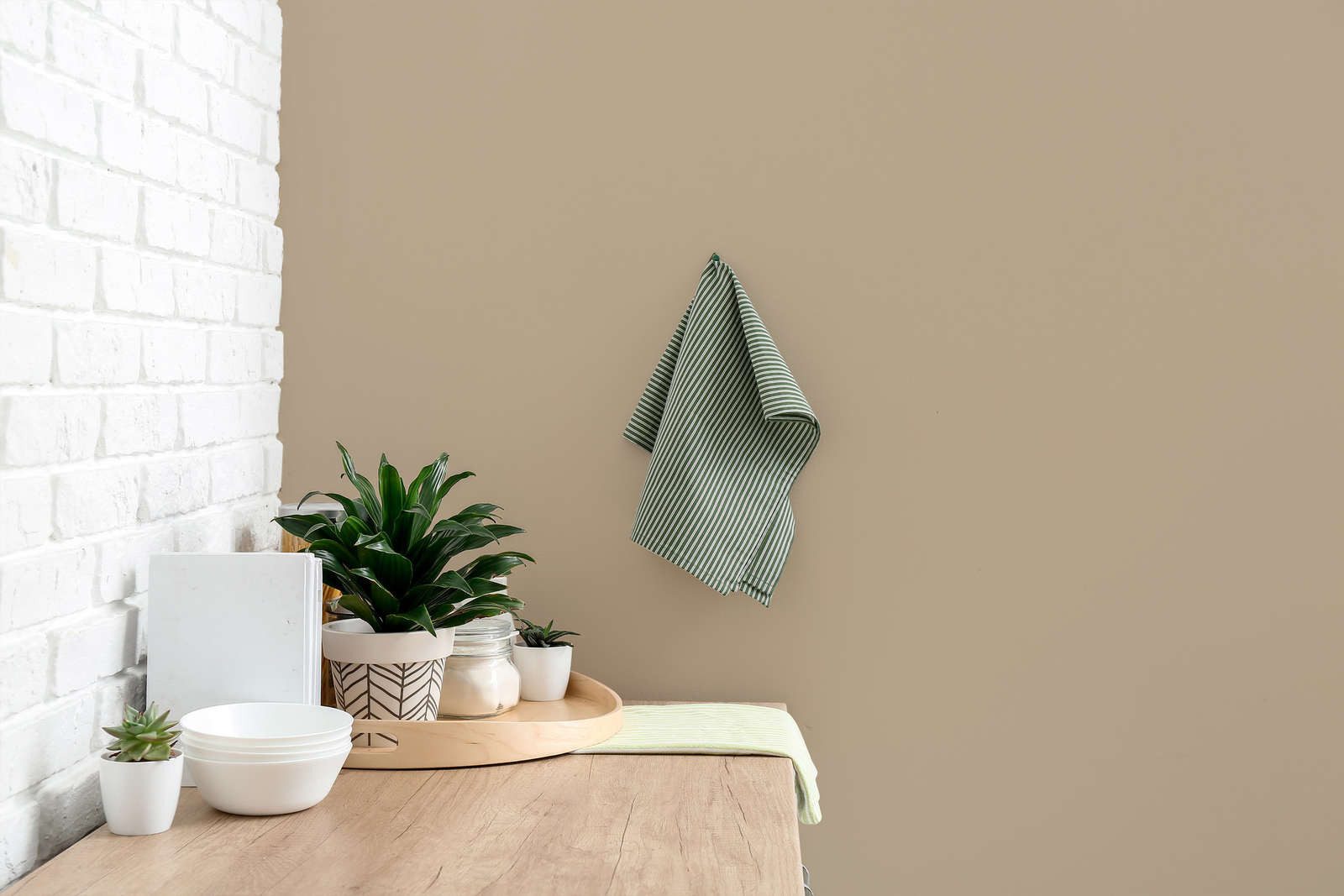 A.S. Création Wand- und Deckenfarbe Seidenmatt Innenfarbe THE COLOR KITCHEN, für Wohnzimmer Schlafzimmer Flur Küche, versch. Beigetöne – Bild 5 von 5