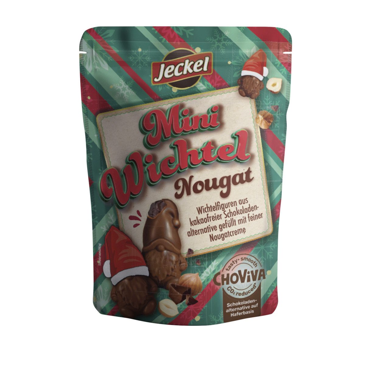 WAWI Schokolade, Wawi Jeckel Mini Wichtel ChoViva Nussnougatcreme kakaofrei 100g
