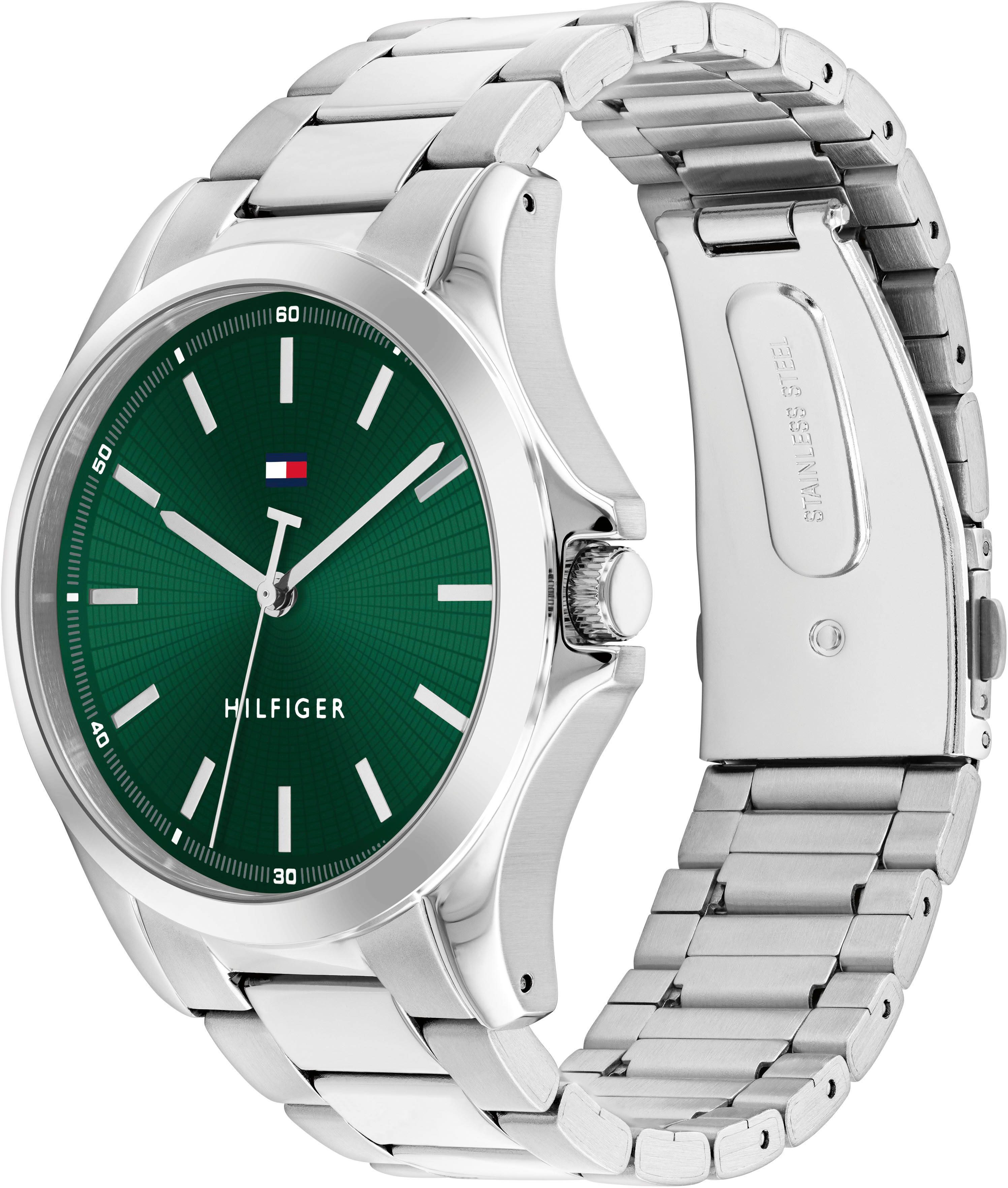 Tommy Hilfiger Quarzuhr BRUCE 1710672, Armbanduhr, Herrenuhr, Edelstahlarmb günstig online kaufen