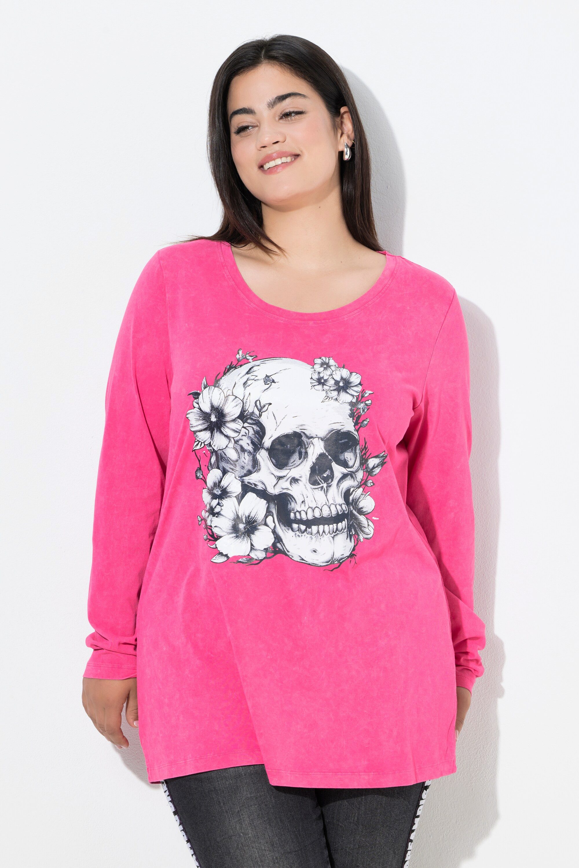 Angel of Style T-Shirt T-Shirt bequeme Passform Totenkopf günstig online kaufen