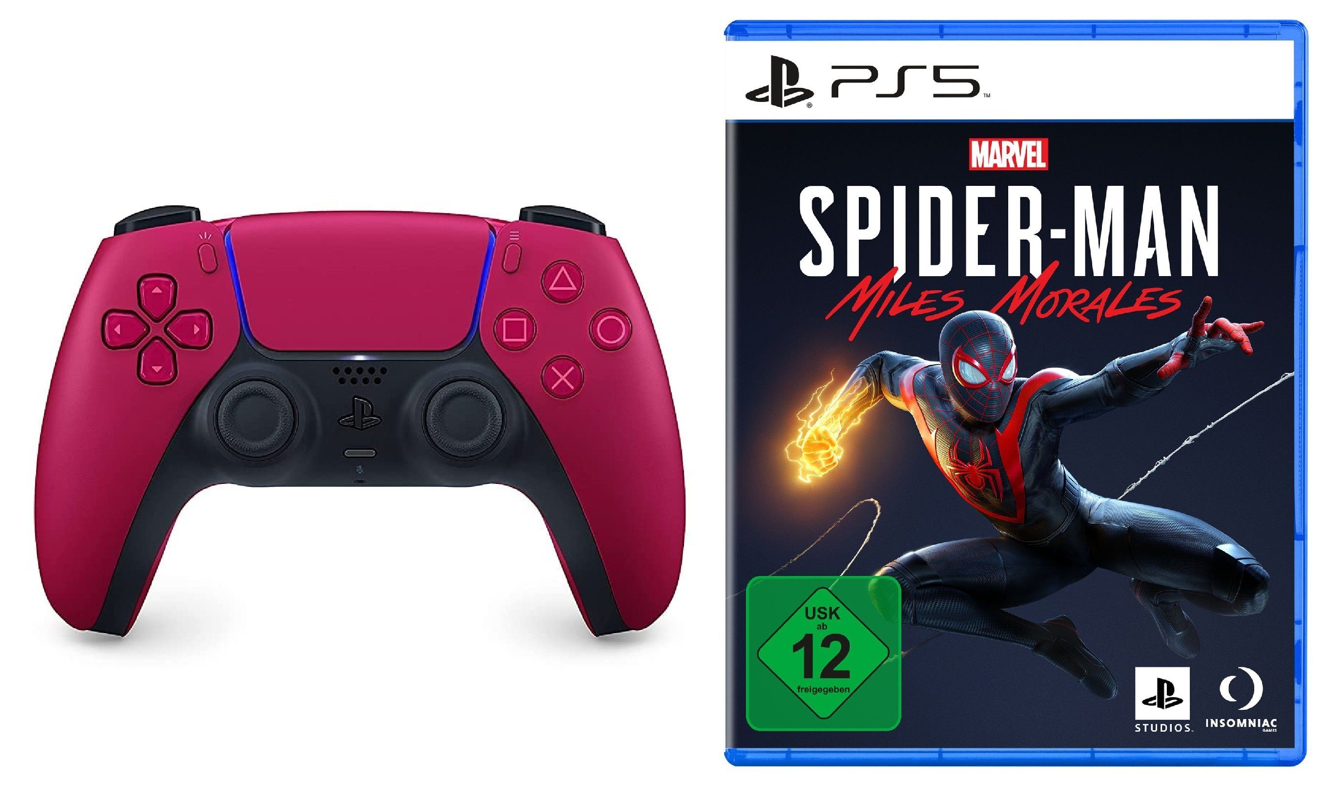 Playstation Playstation 5 Controller + Spider-Man: Miles Morales PS5 Spiel - PlayStation 5-Controller (DualSense Wireless-Controller)
