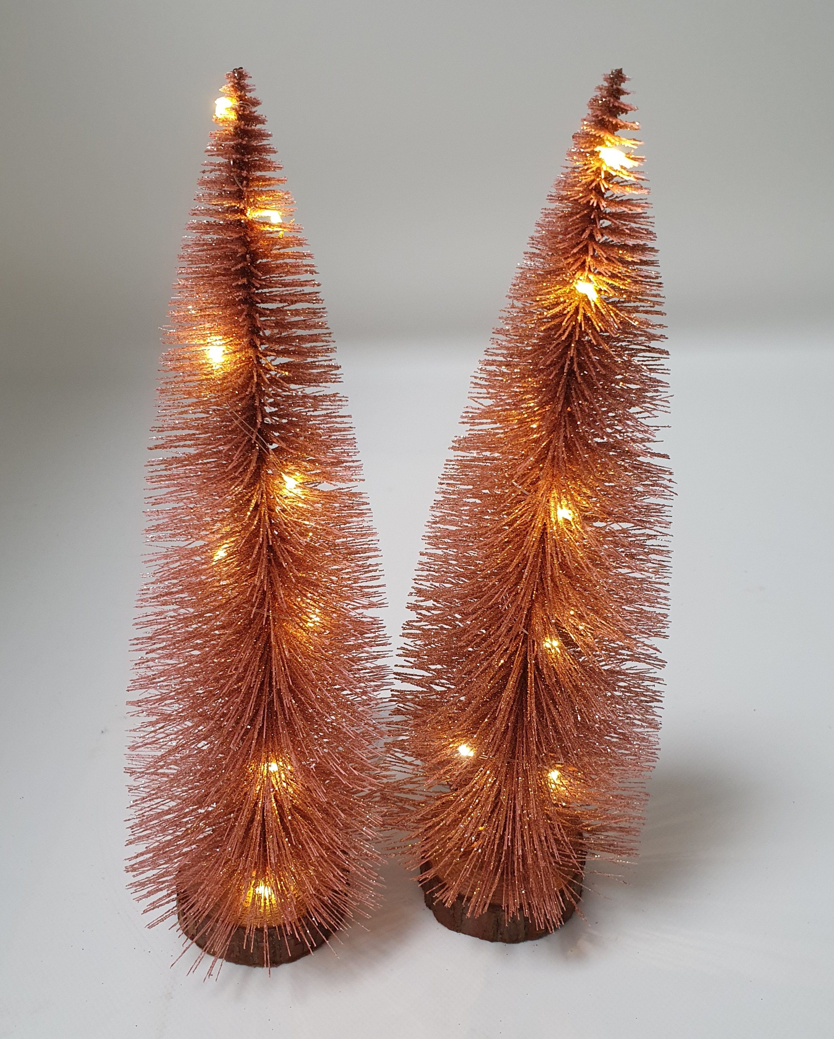 Thomas Philipps Künstlicher Weihnachtsbaum Deko Tannenbaum Weihnachtsbaum 30cm beleuchtet 10 LEDs warmweiß