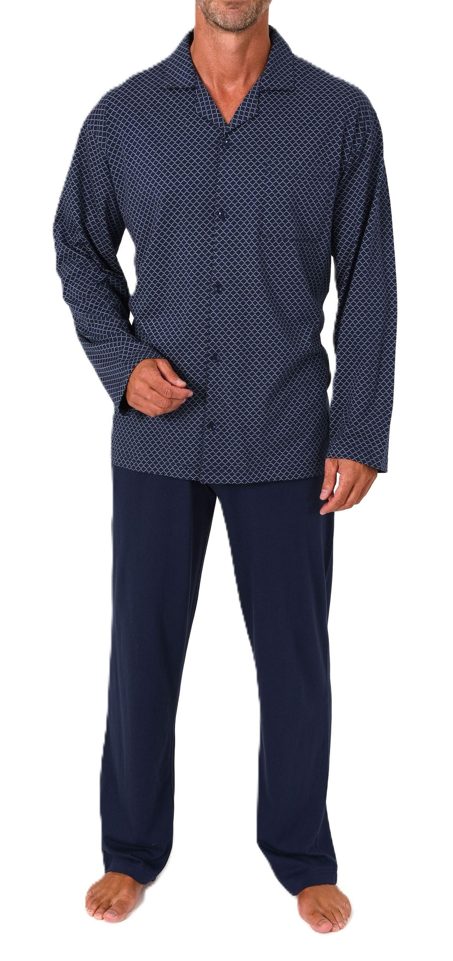 Normann Pyjama Normann Herren Langarm Pyjama zum durchknöpfen, auch in Über günstig online kaufen