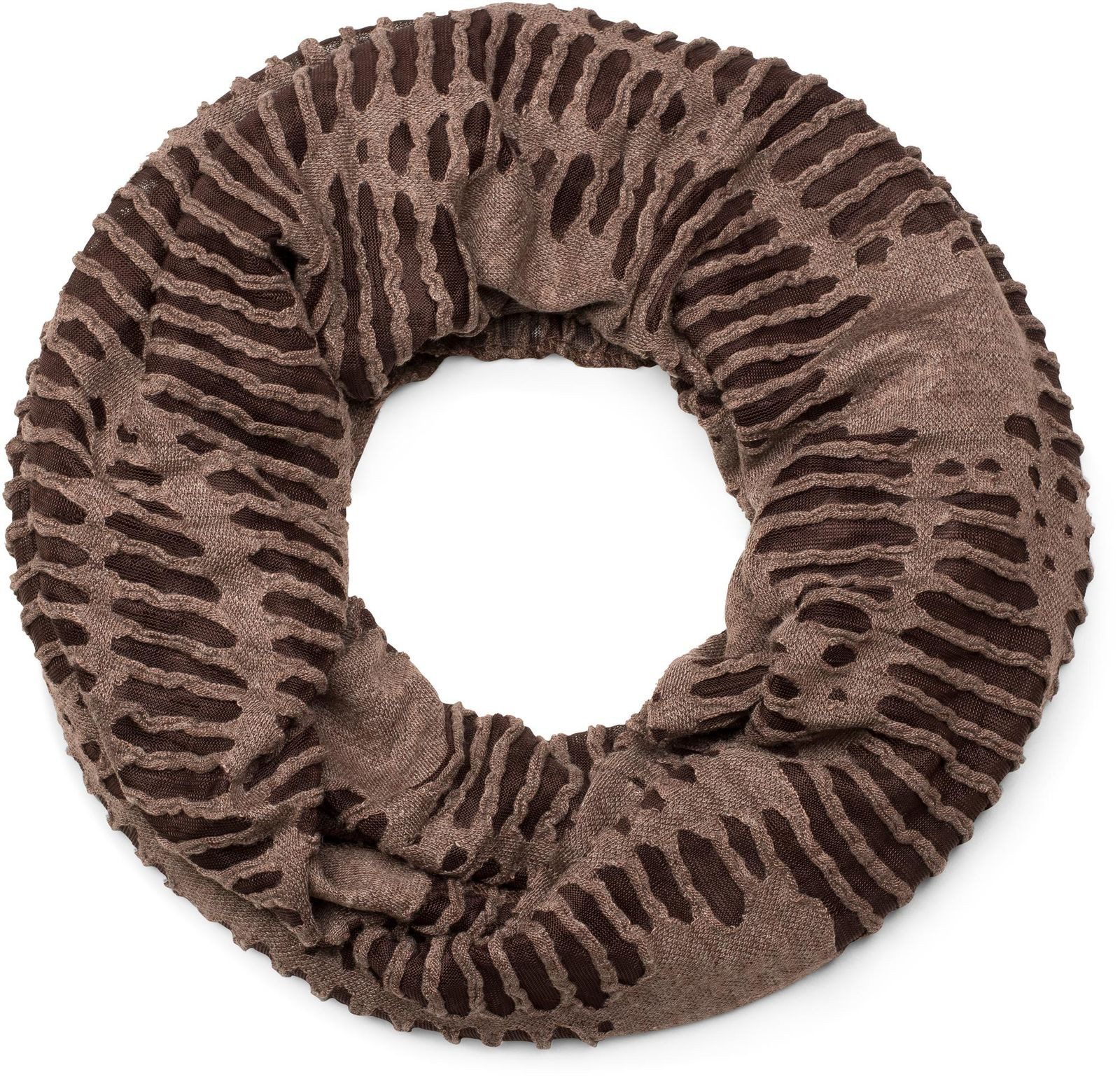 styleBREAKER Loop Loop mit langen Rissen, (1-St)