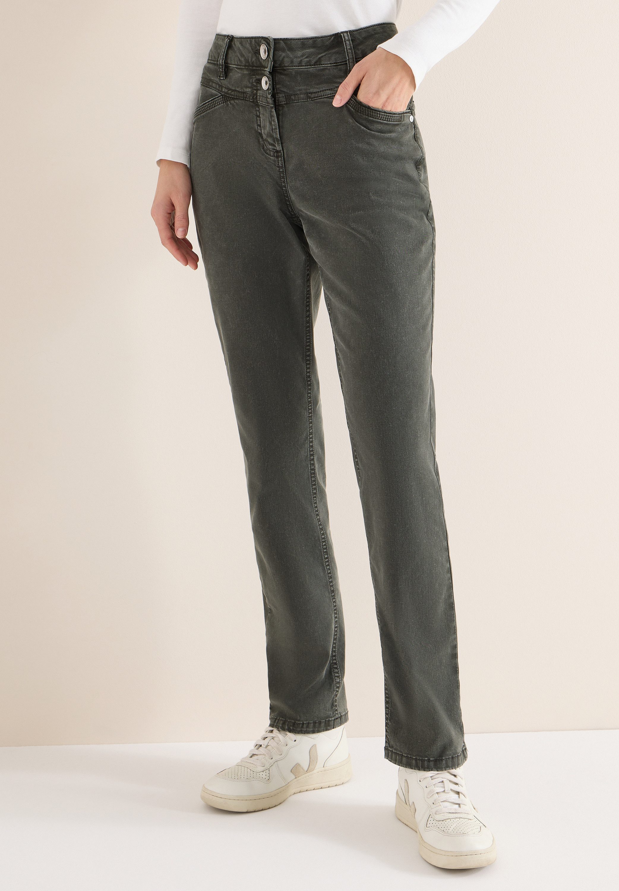 CECIL Chinos aus Baumwolle mit Stretchanteil