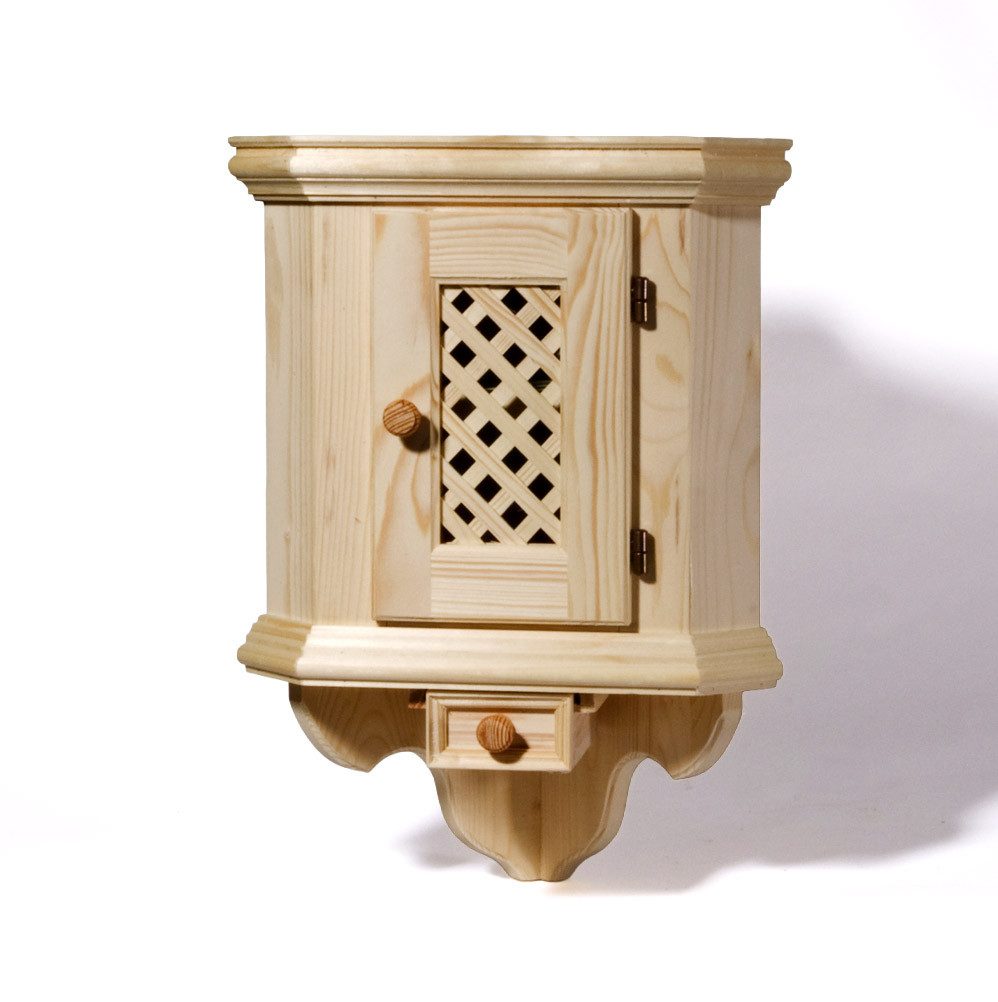 Holzwaren Wasmer Eckschrank Eckschrank klein