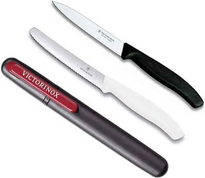 Victorinox Tafelmesser Küchenmesser Tafelmesser Messerschärfer Set Swiss Classic