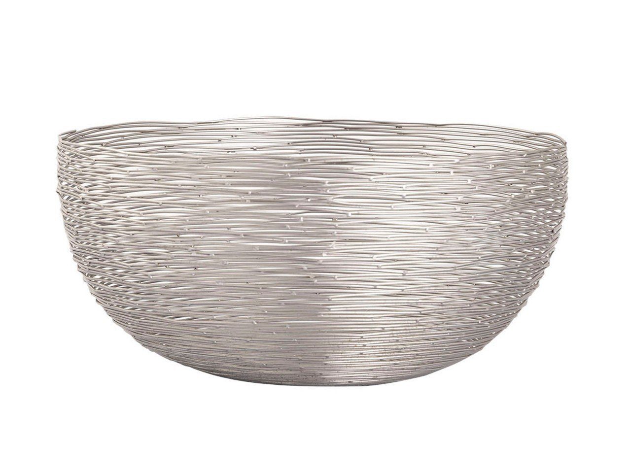 Thumbnail - tinkaro Blumentopf ALARICO Metall Brotkorb Silber (1 St)
