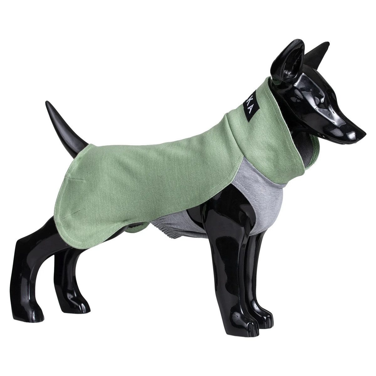 Hundepullover Hunde Pullover wärmend "Recovery Winter Shirt grün