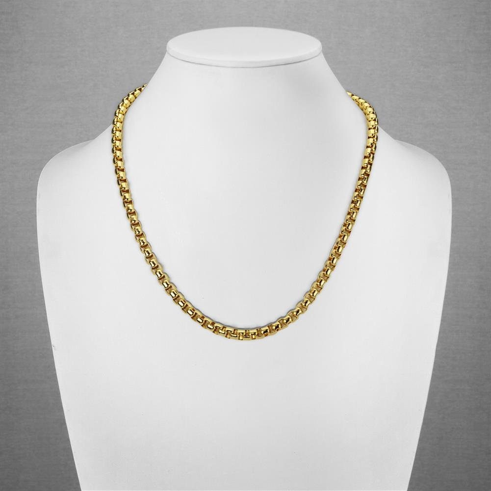 mm Halskette aus Unisex Necklace Gold Venezianerkette (1-tlg), Goldkette 6 BUNGSA Edelstahl