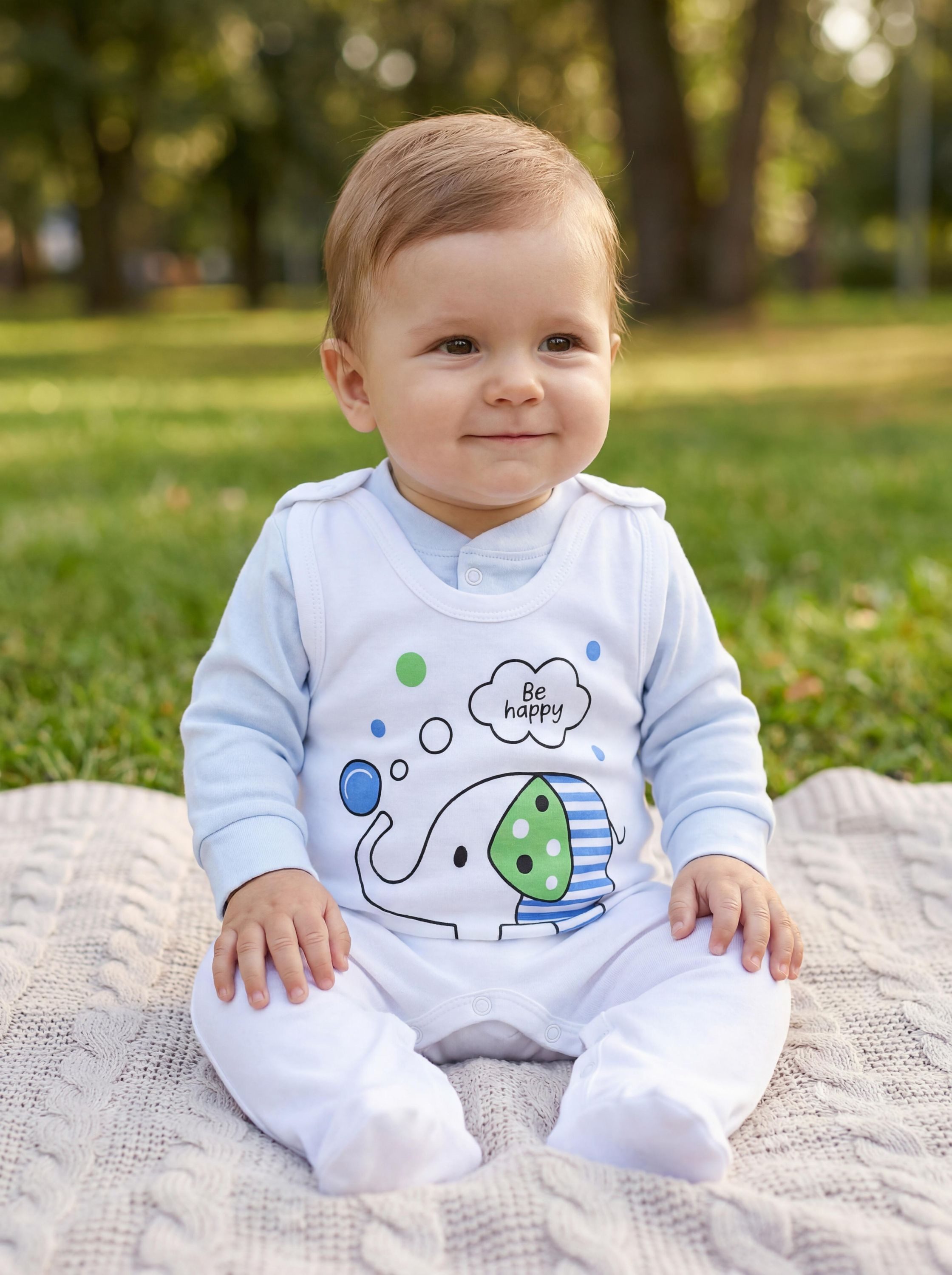TupTam Strampler TupTam Baby Mädchen Jungen Strampler mit Langarmshirt Aufdruck Spruch von TupTam