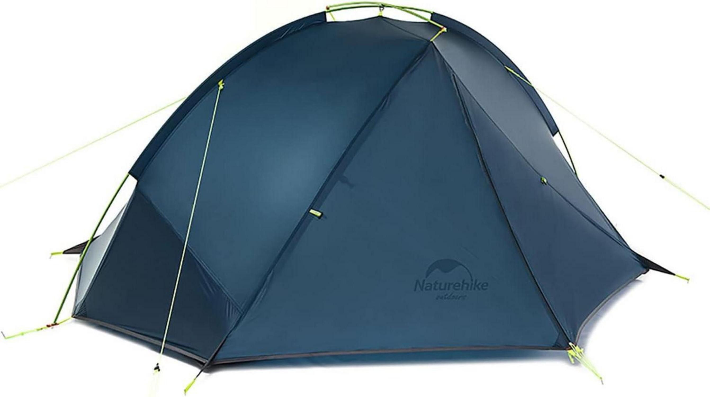 Biwakzelt Ultraleichtes Zelt für 1/2 Personen Dunkelblau 20D Nylon