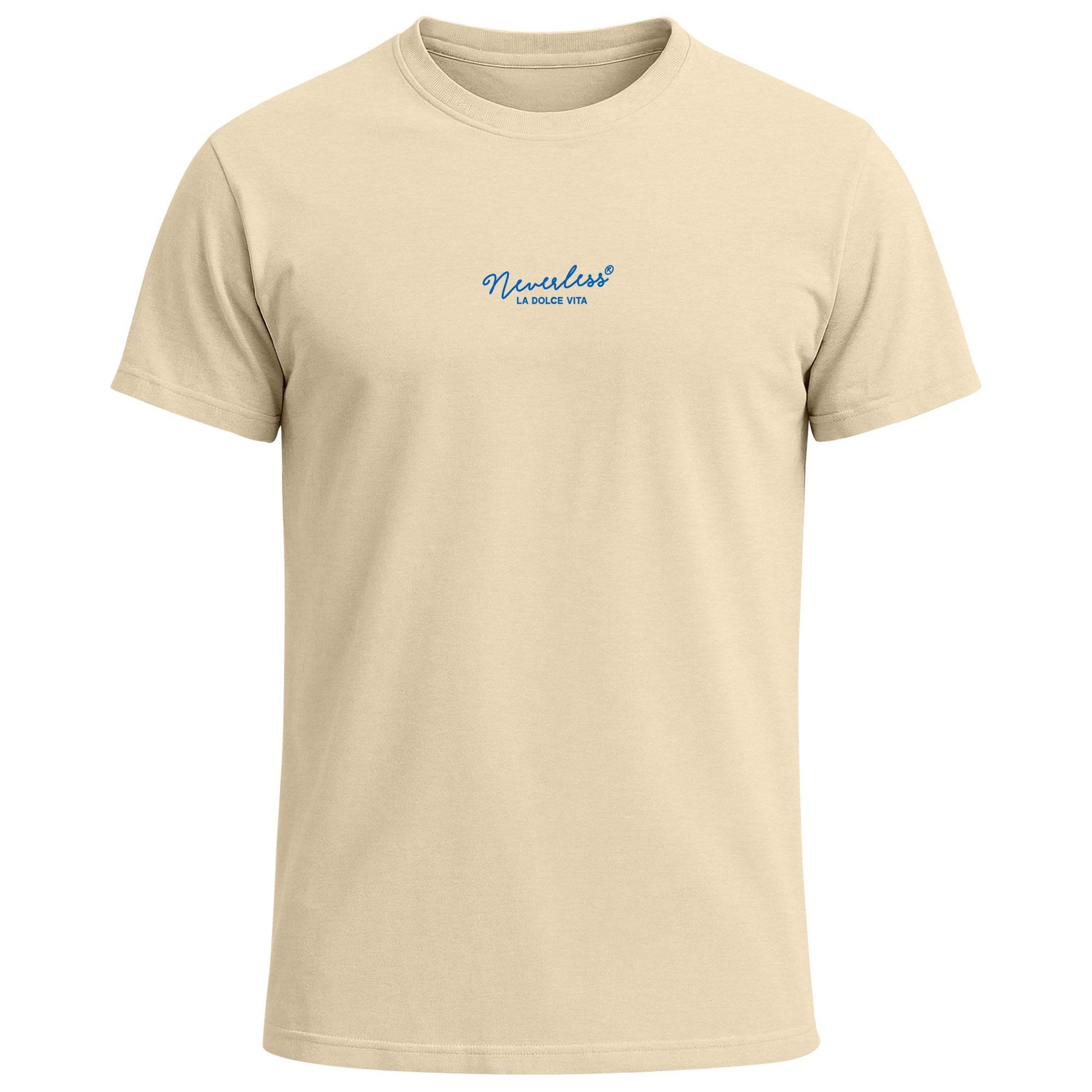 Neverless Print-Shirt Herren T-Shirt La Dolce günstig online kaufen