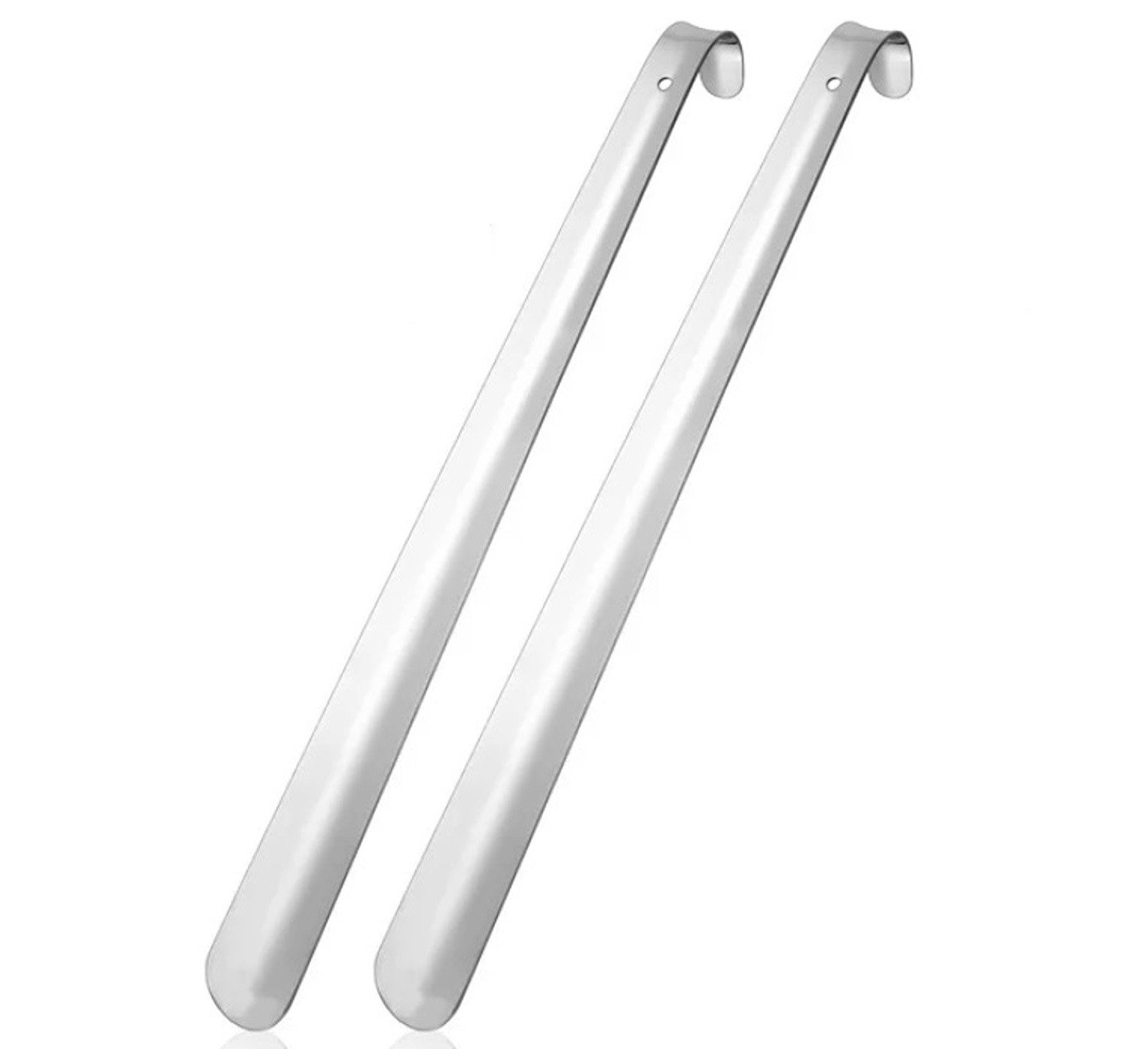 Schuhlöffel 2er Set Schuhlöffel aus Edelstahl, 42cm Schuhanzieher, Schuhanziehhi