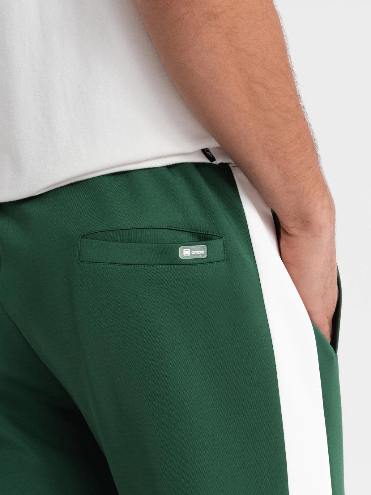OMBRE Sweatpants Herren Jogginghose mit kontrastfarbenen Streifen