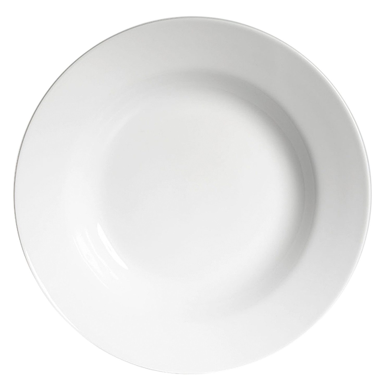 casa NOVA Суповая тарелка HUAN, Ø 23 cm, Weiß, Porzellan, (1 St), Spülmaschinengeeignet