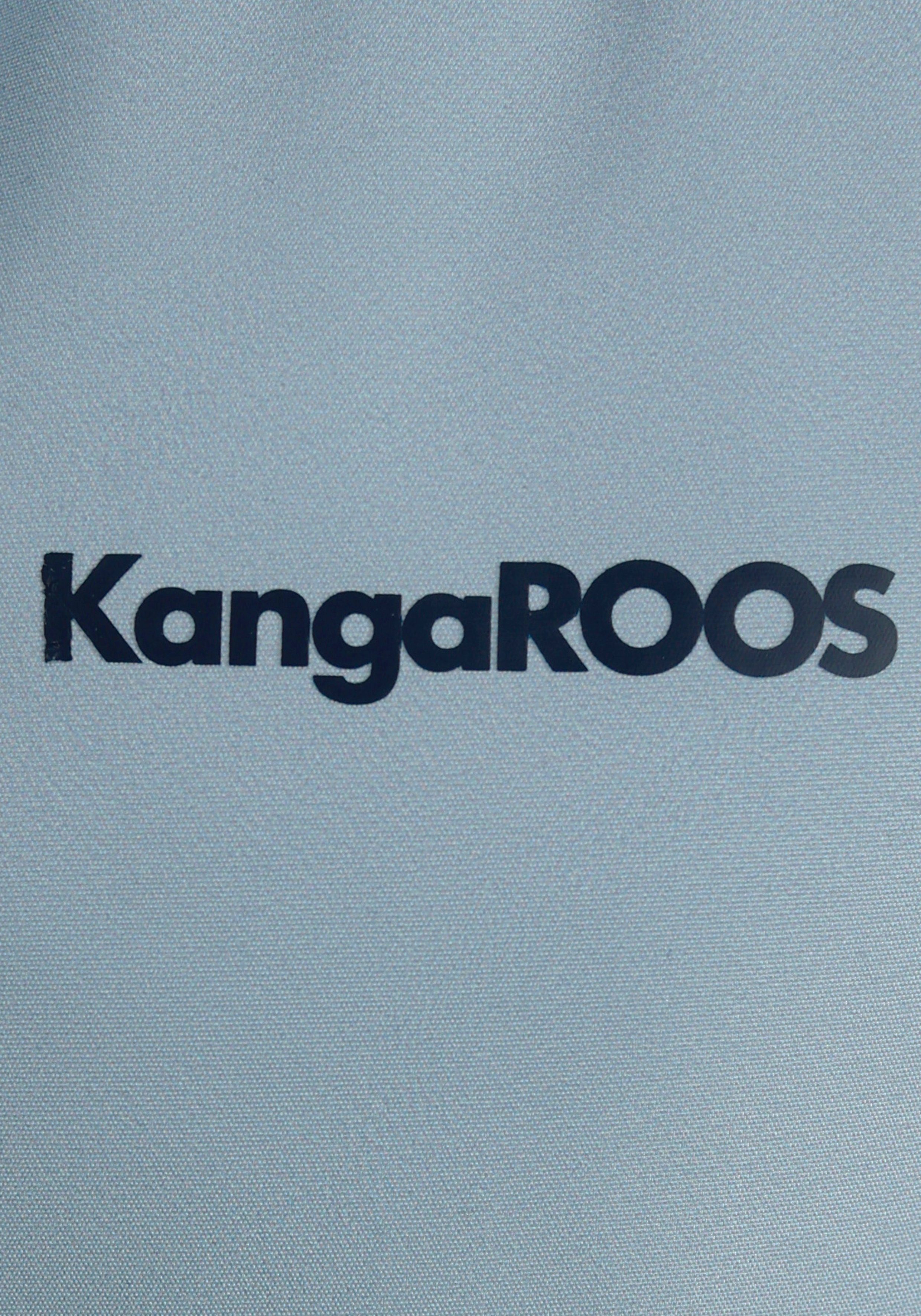 KangaROOS mit Kapuze NEUE KOLLEKTION Steppweste graublau einrollbarer -