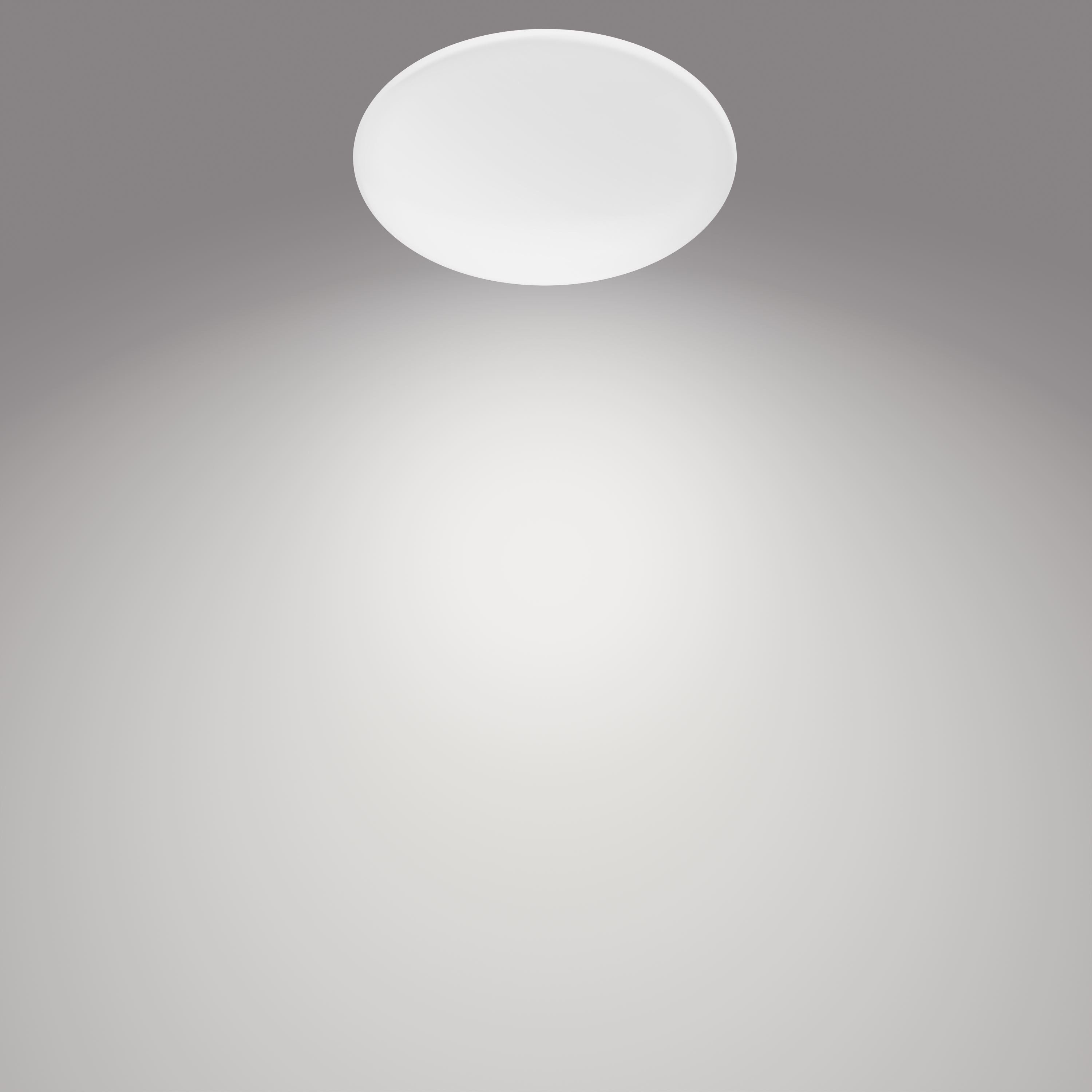 Philips LED Deckenleuchte Moire CL200 36W, 4000 Kelvin, 3800 Lumen, rund 49cm, weiss, LED fest integriert, Neutralweiß