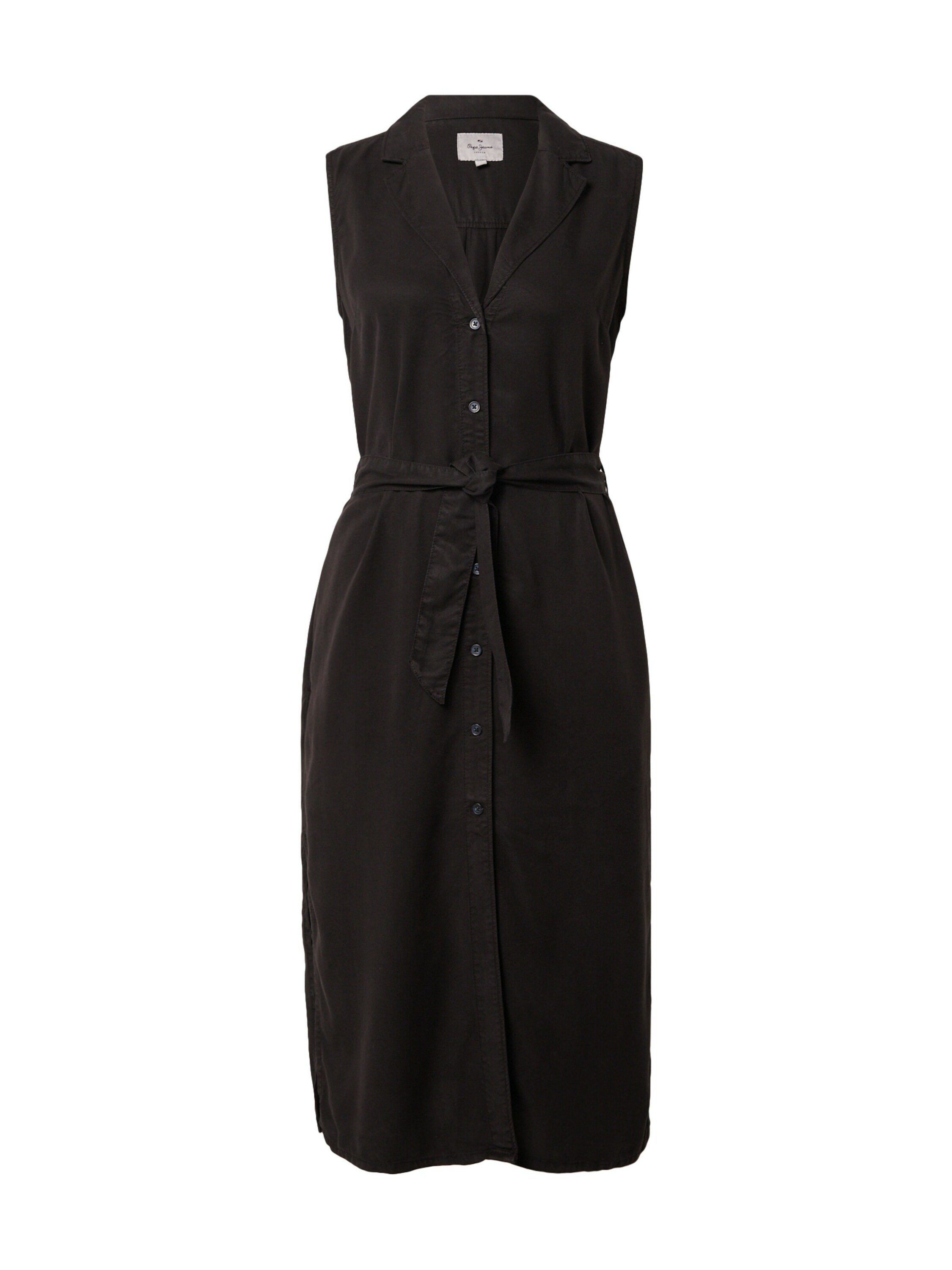 Pepe Jeans Blusenkleid Maggie (1-tlg) Drapiert/gerafft, Plain/ohne Details, Falten, Weiteres Detail