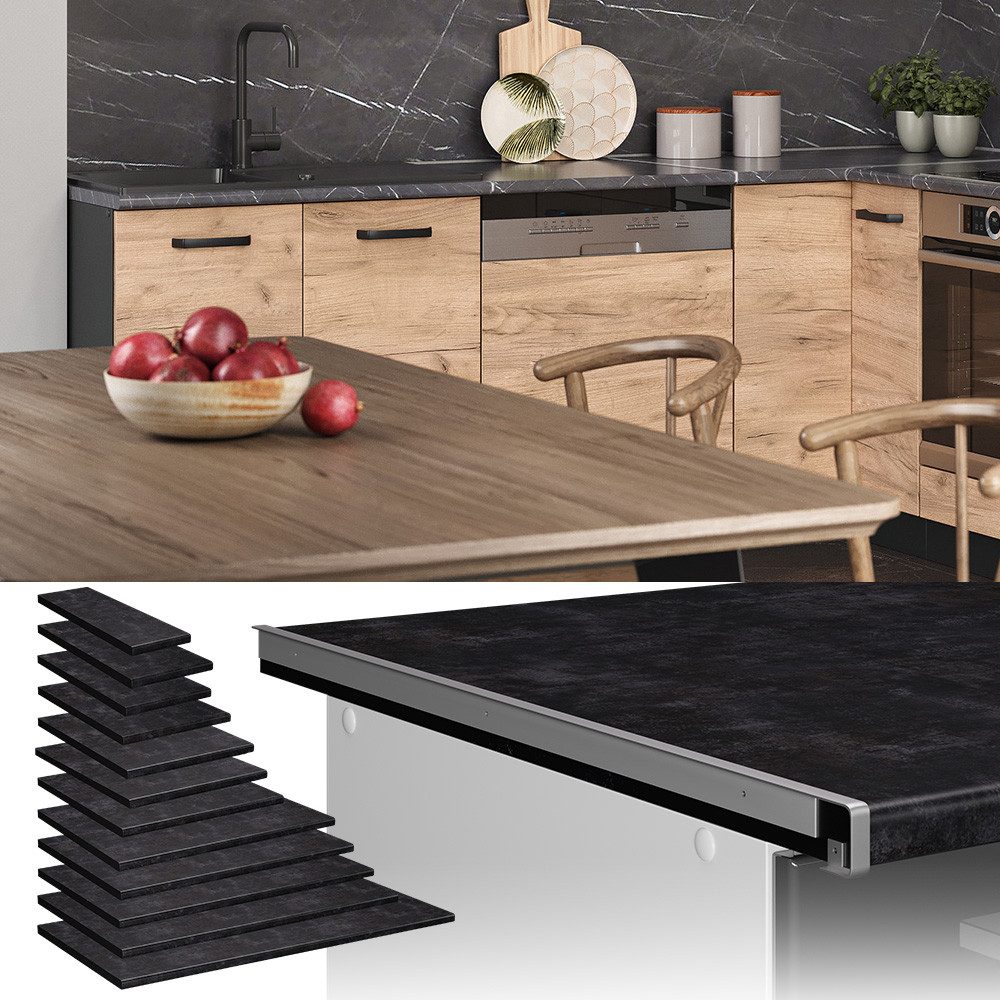 Vicco Unterschrank R-Line, Anthrazit, 50 cm (1-St)
