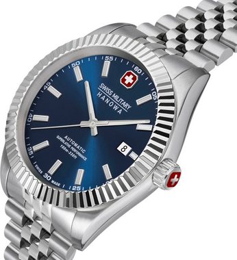 Swiss Military Hanowa Schweizer Uhr AUTOMATIC DILIGENTER, SMWGL0002102, Quarzuhr, Armbanduhr, Herrenuhr, Swiss Made, Datum, Saphirglas, analog