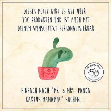 Mr. & Mrs. Panda Cocktailglas Kaktus Mama - Transparent - Geschenk, Einmachglas, Mason Jar Trinkgla, Premium Glas, Prägende Sprüche