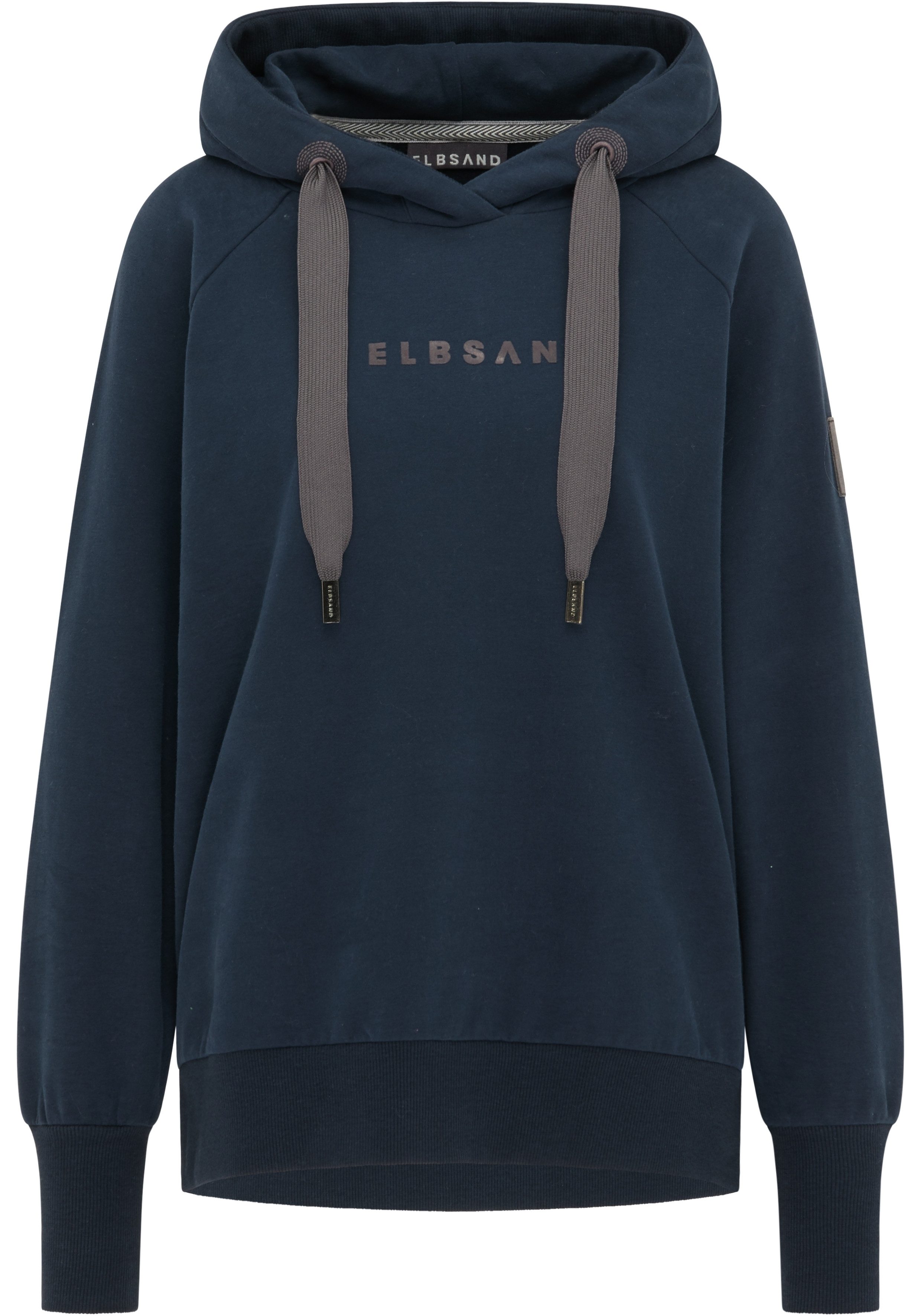 Elbsand Hoodie Svana Kapuze, Rundhalsausschnitt