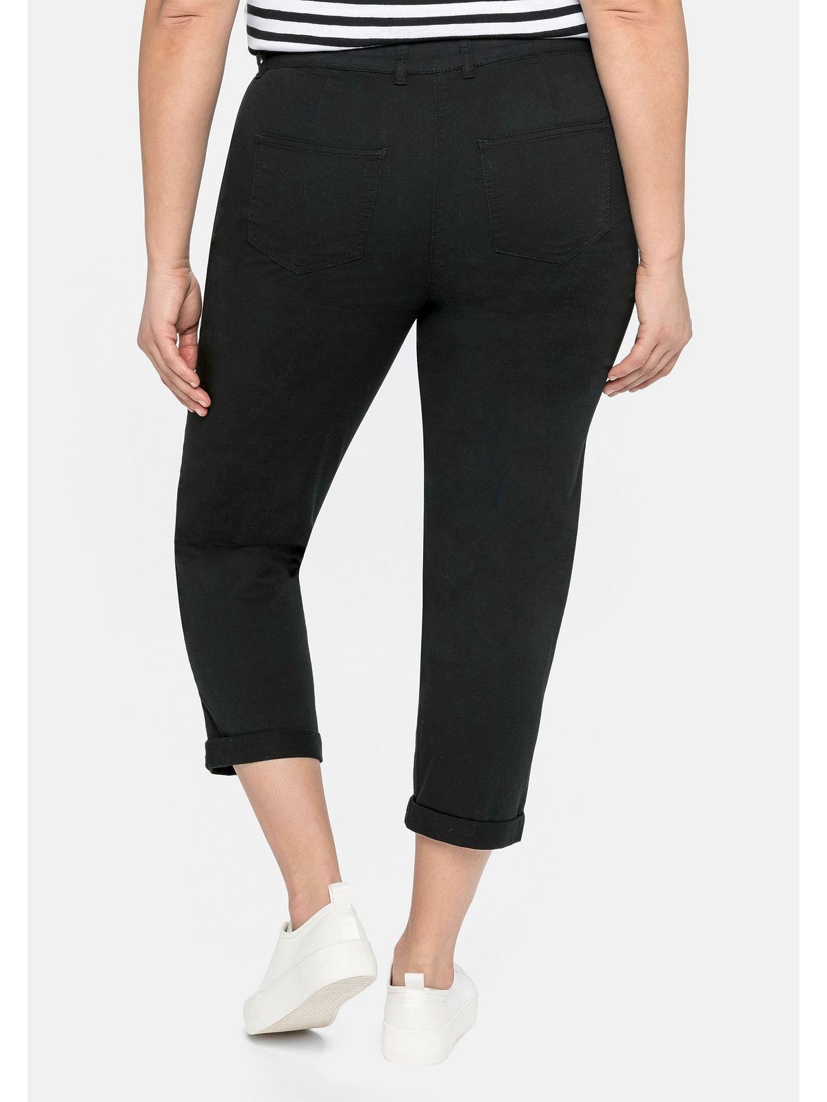 Sheego 7/8-Hose Große Größen in Baumwoll-Stretch-Qualität günstig online kaufen