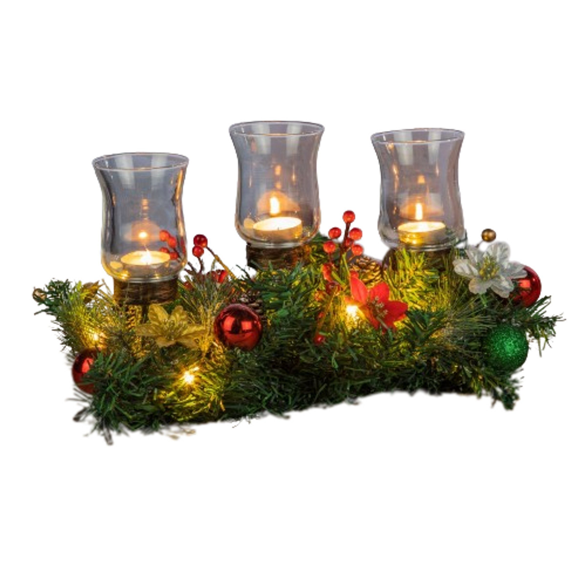 Weihnachten 6 Kerzen Gravidus Kerzenhalter Kerzenhalter 3 LED