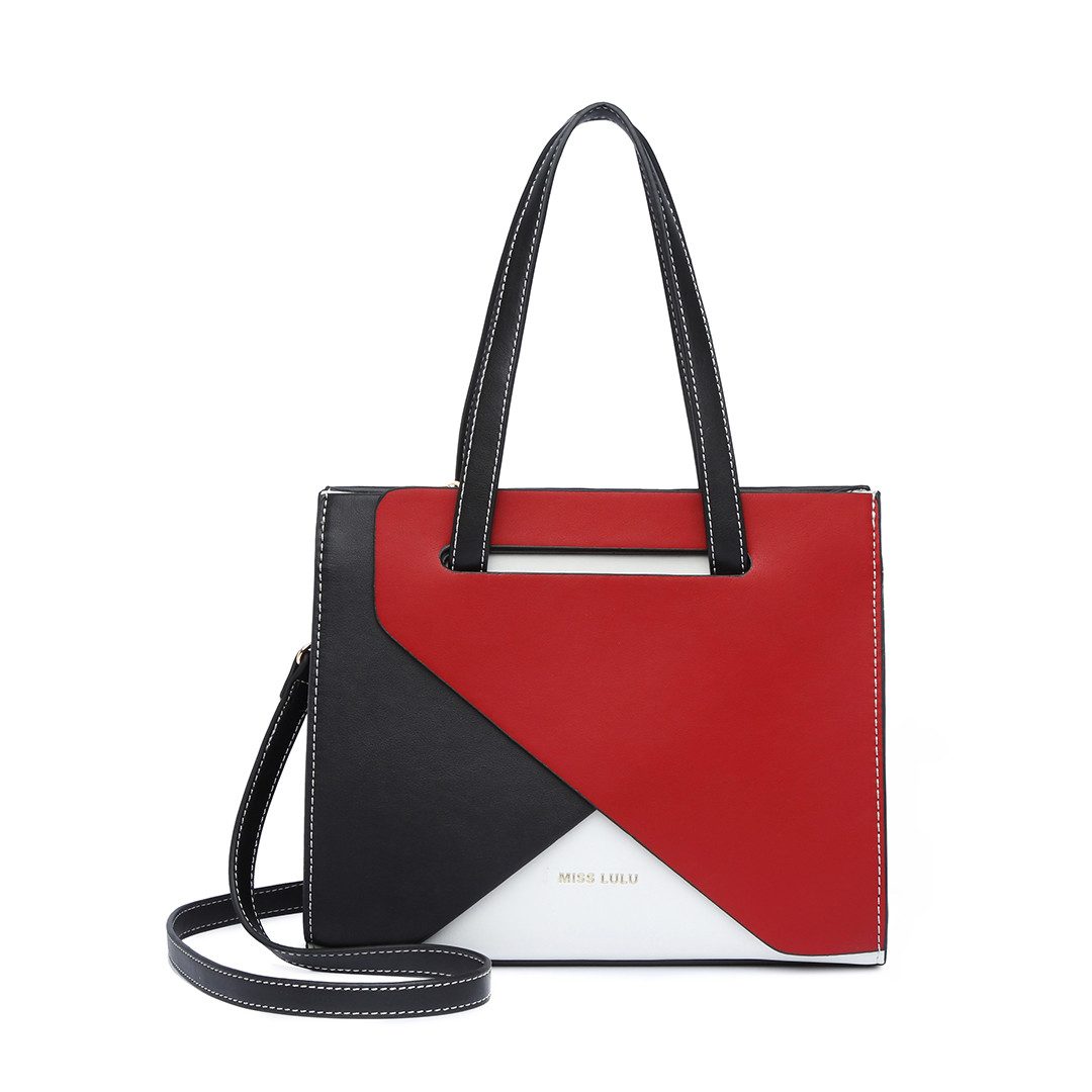 Miss Lulu Handtasche Damen Mittelgroße Schultertasche aus PU-Leder (1-tlg) günstig online kaufen