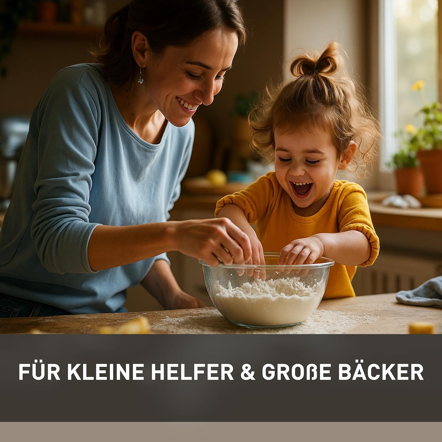 Heinrich´s Küchenmaschine HKM 8080 Schwarz, 2500 W, 8 l Schüssel, 2500W, 8L Edelstahl, 8 Geschwindigkeiten