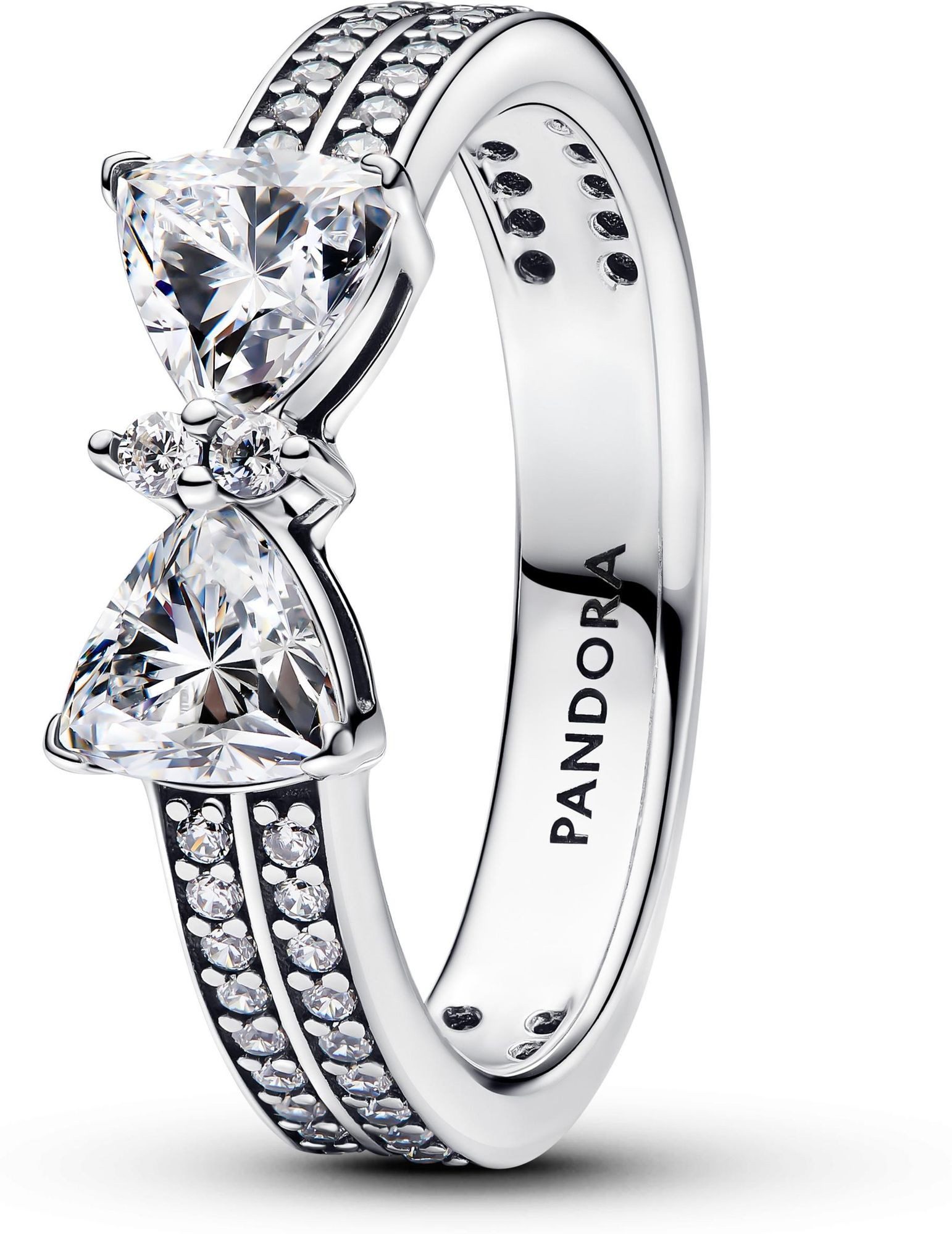 Pandora Fingerring Pandora Sterling silver Cubic Zirconia Clear 193552C01 D günstig online kaufen