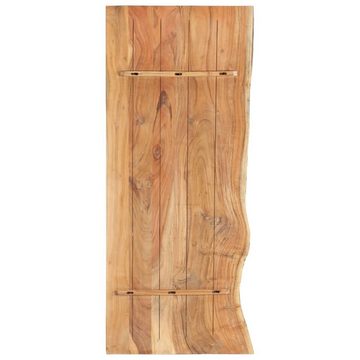 vidaXL Badezimmer-Set Badezimmer-Waschtischplatte Massivholz Akazie 140 x 55 x 3,8 cm