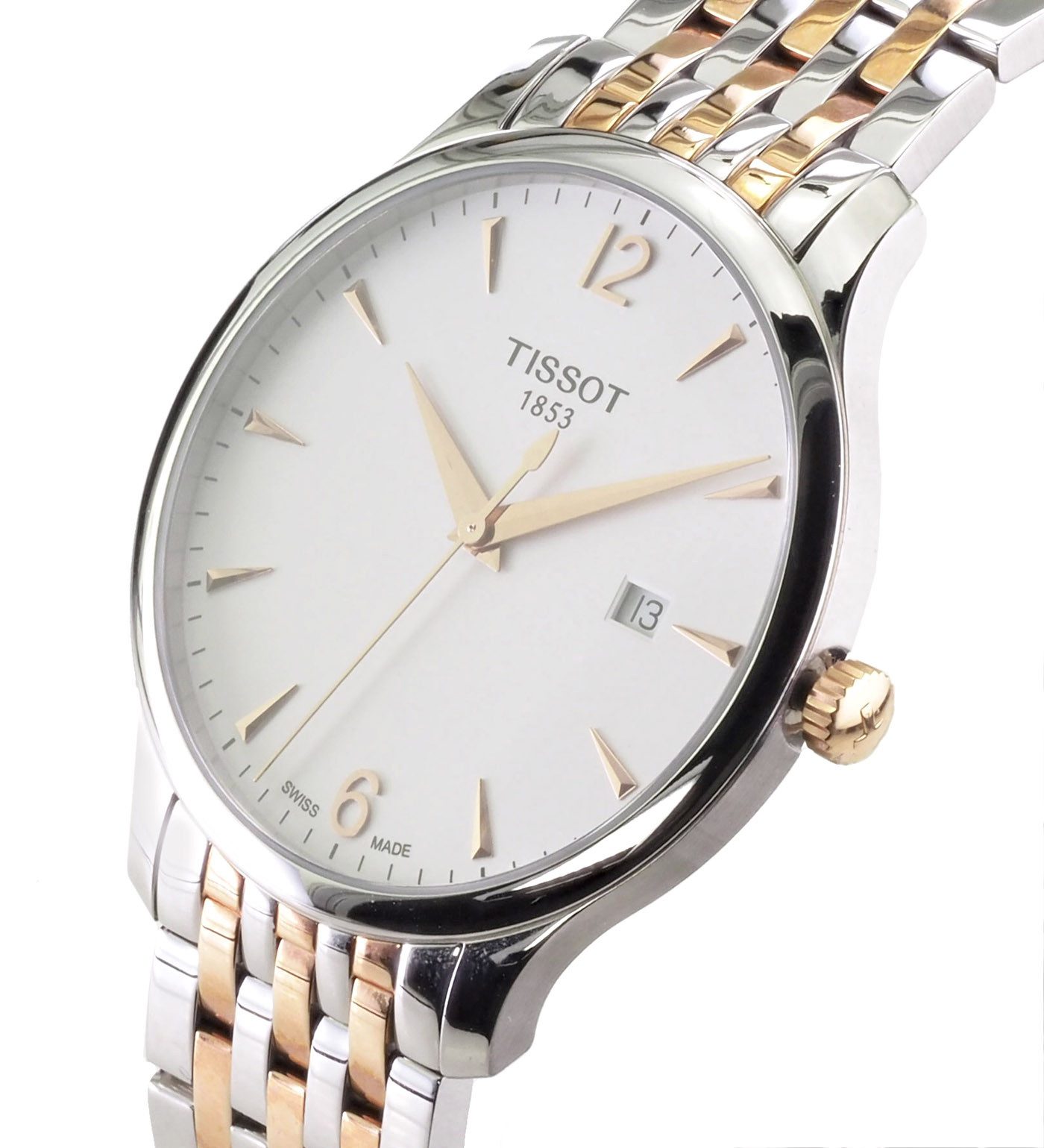 Tissot Schweizer Uhr Herren Uhr 42 mm Ø T0636102203701 Tradition, Saphirglas