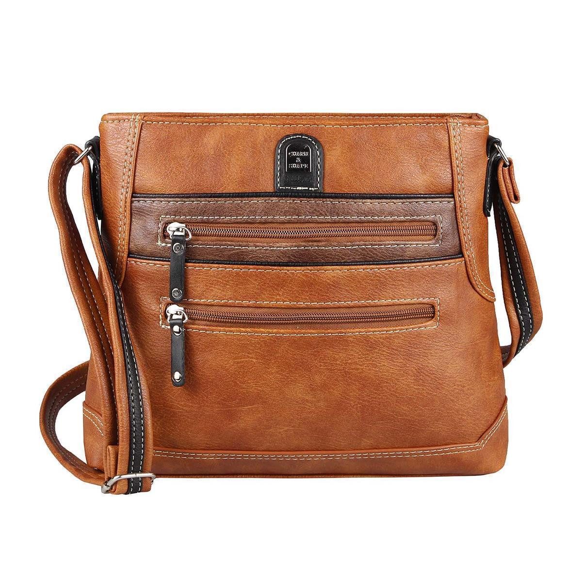 ITALYSHOP24 Schultertasche Damen Tasche Umhängetasche CrossBody Schultertas günstig online kaufen