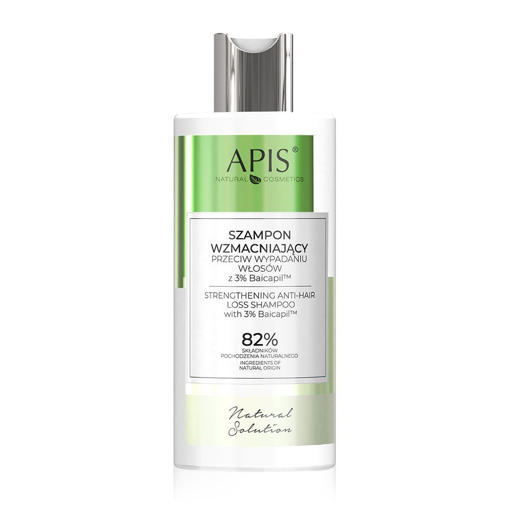 Haarshampoo APIS NATURAL SOLUTION, Kräftigendes Shampoo gegen Haarausfall, 300 ml