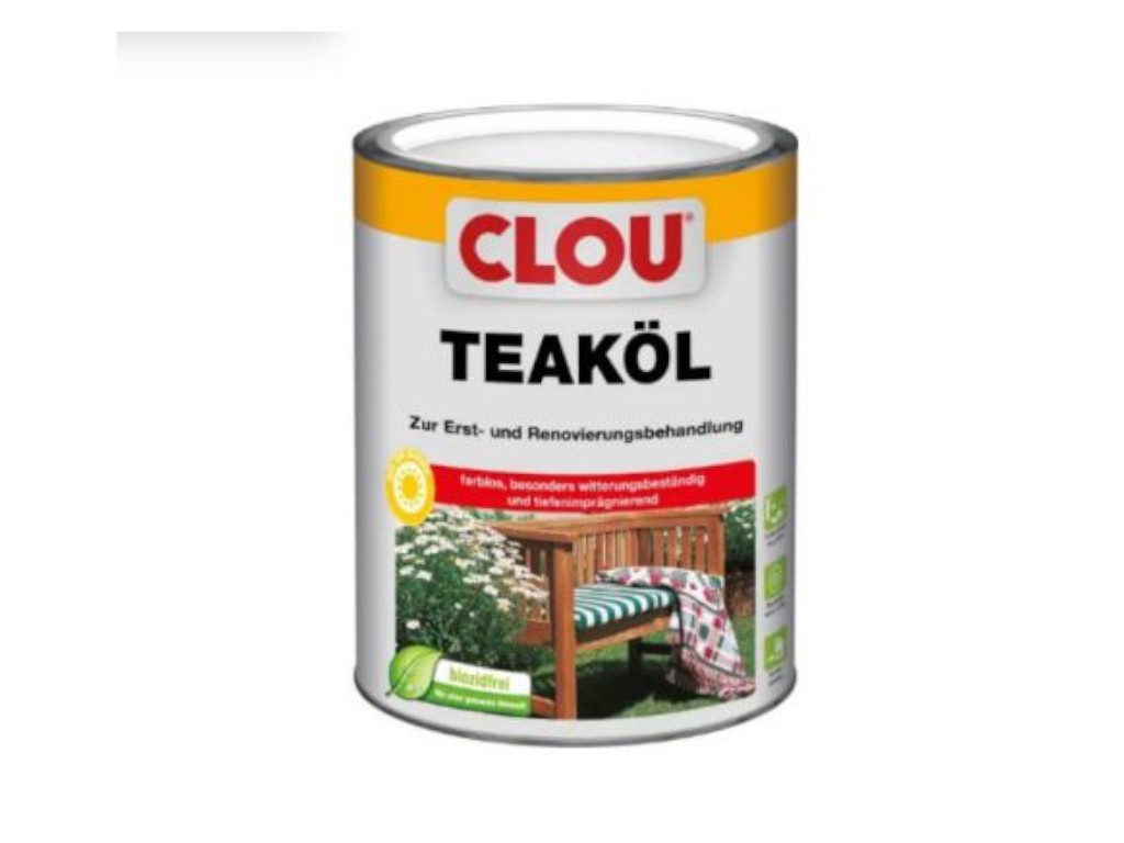 PROFI Holzöl Teaköl-Pflege zur Erst- und Renovierungsbehandlung