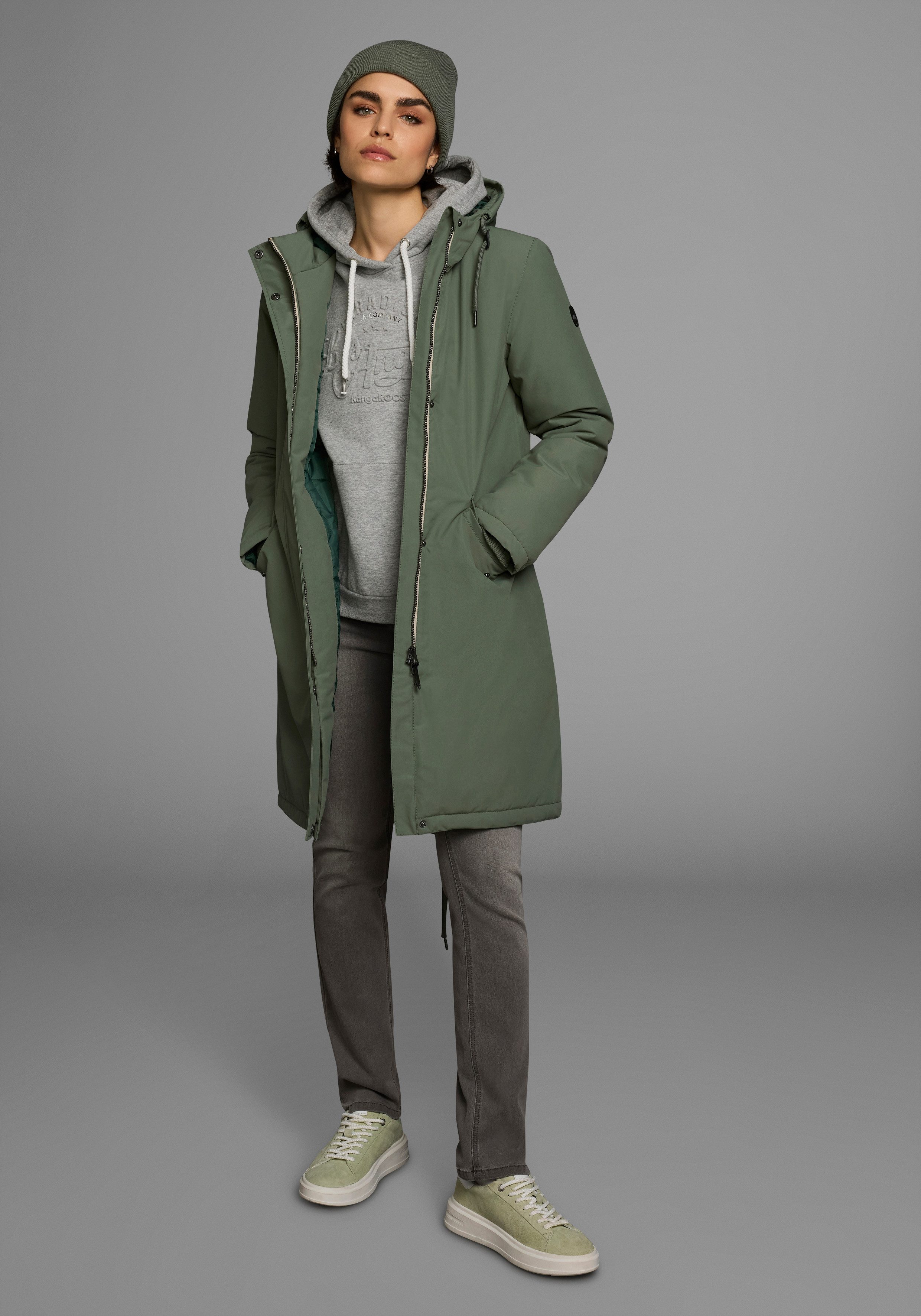 Polarino Parka Atmungsaktiv, winddicht, wasserdicht, Im Oversize Look, weit günstig online kaufen