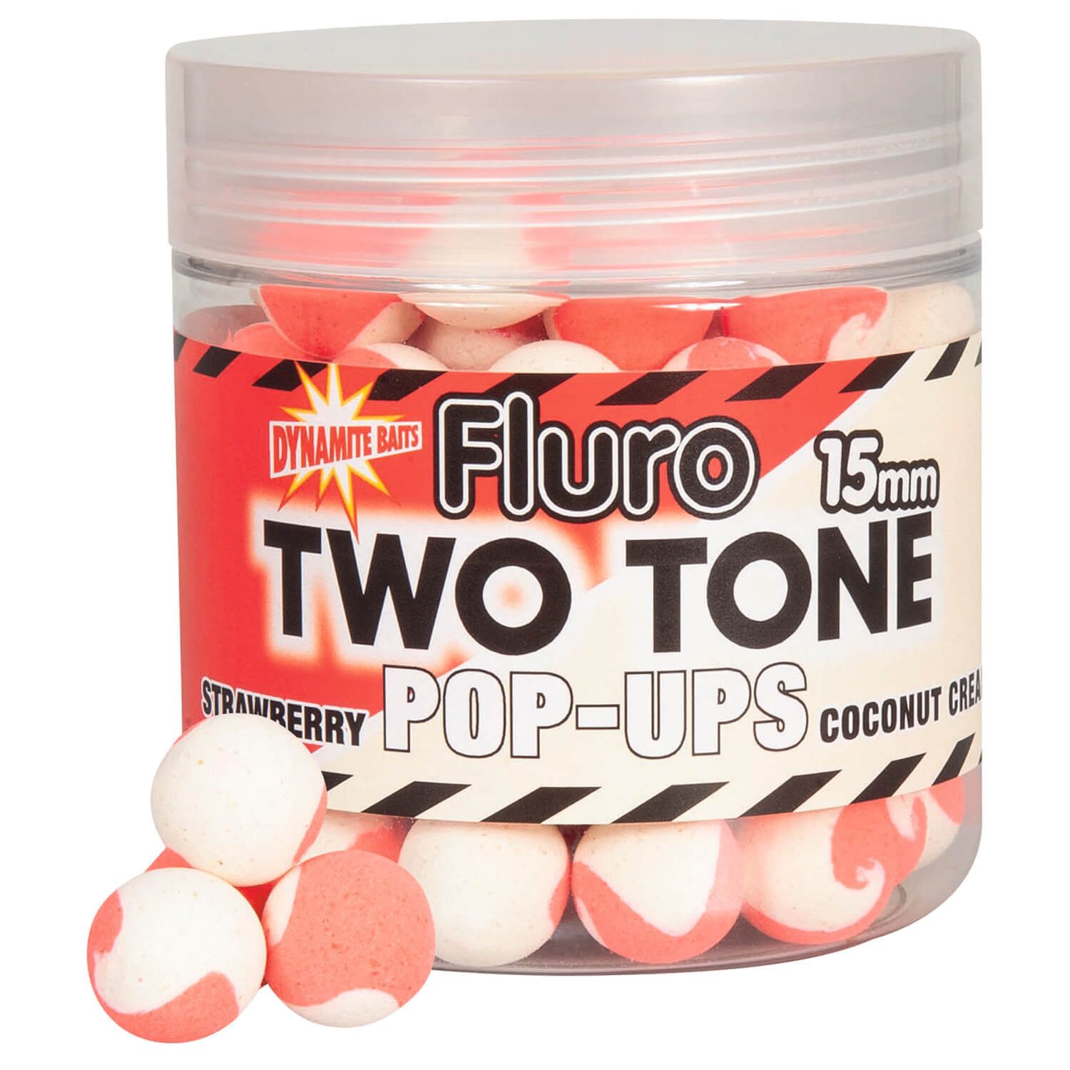 Dynamite Baits Fishing Kunstköder Dynamite Baits Fluro Two Tone Pop Ups 15mm