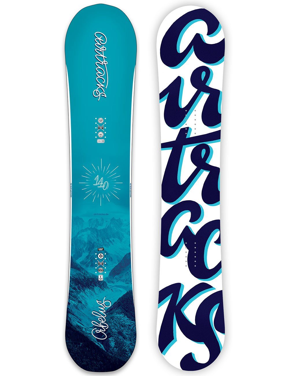 Airtracks Snowboard Damen Snowboard Orbelus Camber, Camber Profile, Directional Twin Shape, Dual Degressive / 140 145 150 cm