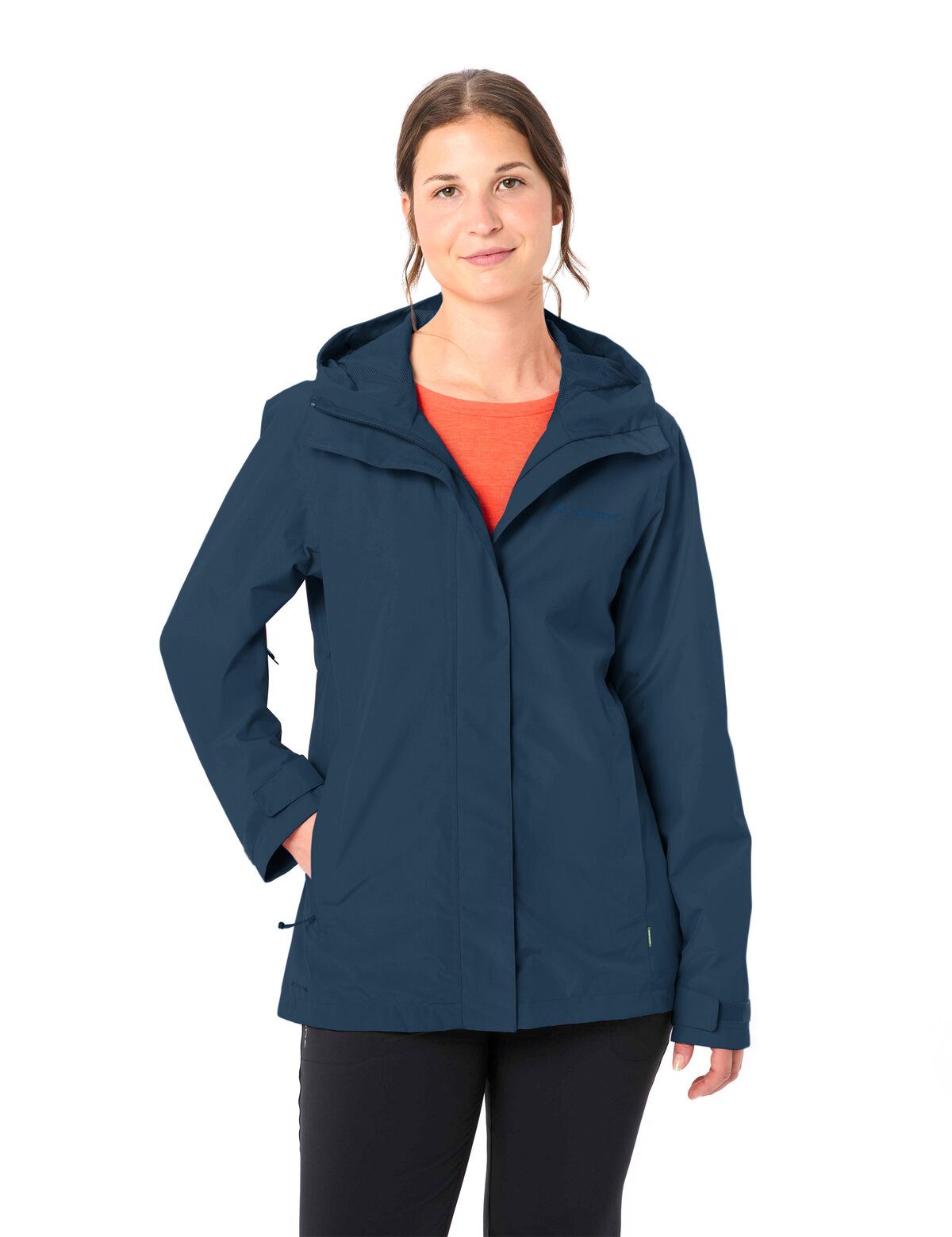 VAUDE Regenjacke WOMEN'S STRATHCONA JACKET für Sport- und Outdoor, atmungsaktiv, wasserdicht, winddicht