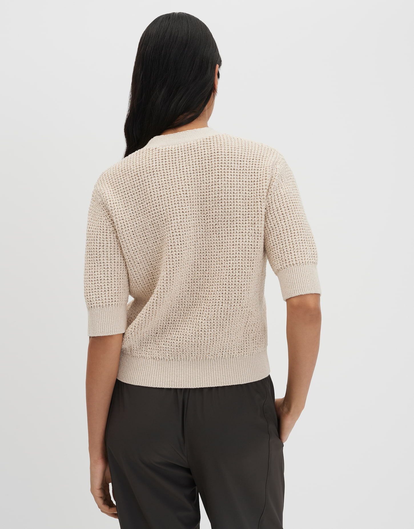 someday Cardigan Temmy aus Strick mit 3D-Struktur Strukturiert mit Knopfleiste für moderne Layering-Looks