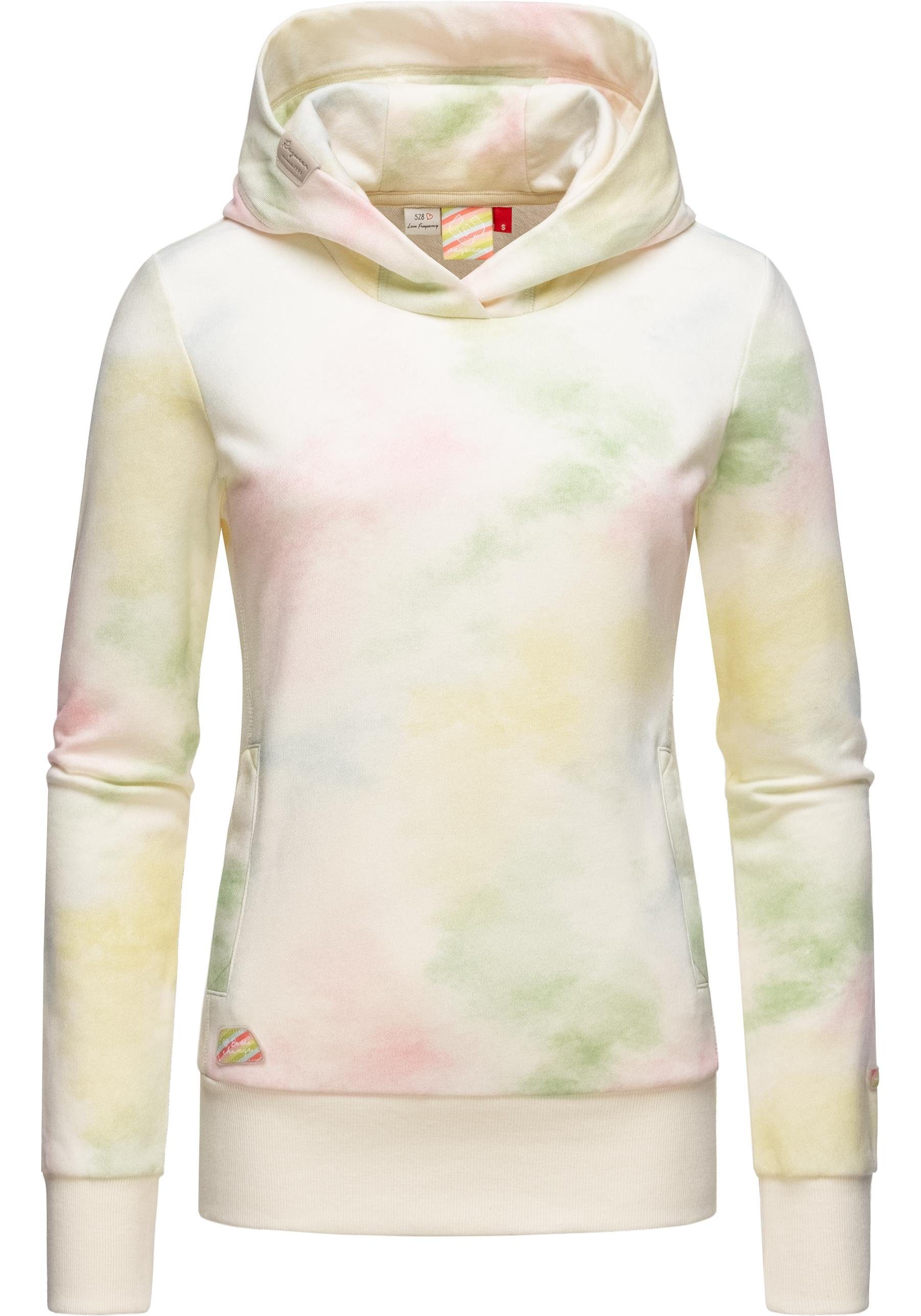 Ragwear Sweatshirt »Emerina Ombre Intl.« stylischer Damen Hoodie mit Batik-Muster  online kaufen | OTTO