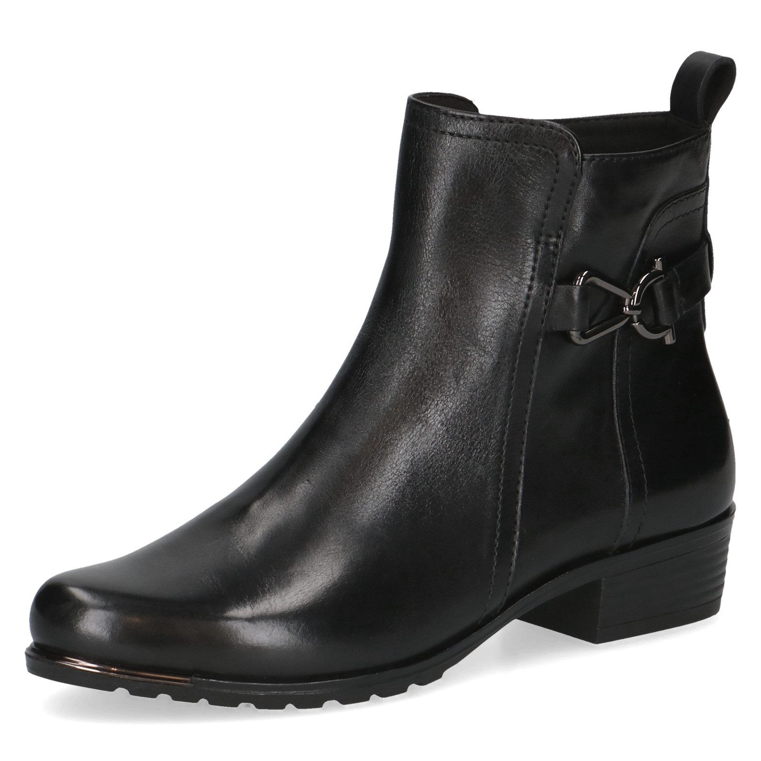 Caprice Stiefelette, Blockabsatz, Businessschuh, Boots mit hübschem Zierelement